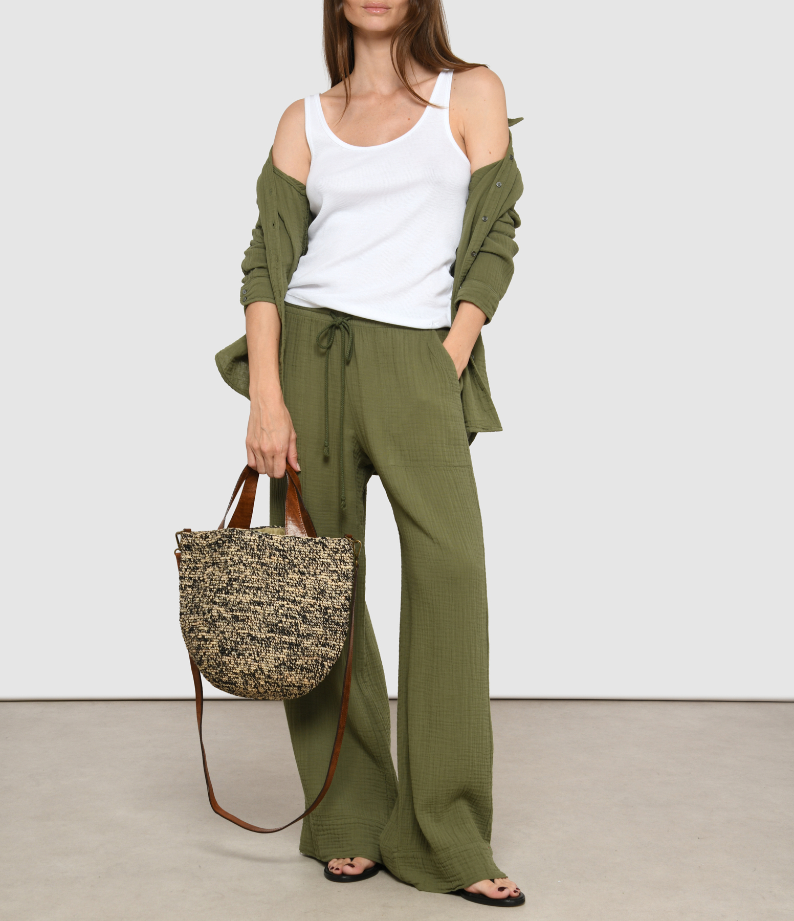 Kayson Olive Moss Trousers
