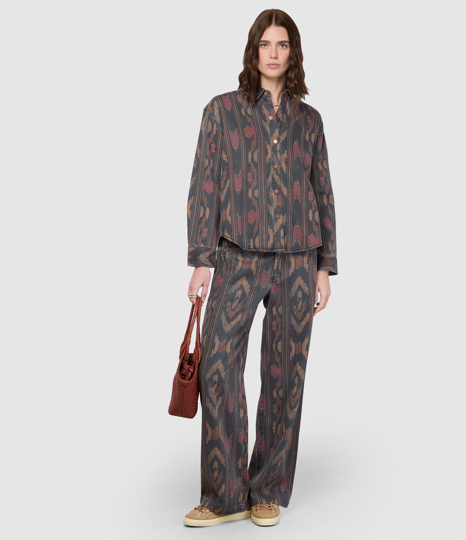 Jean Nixon Black Ikat