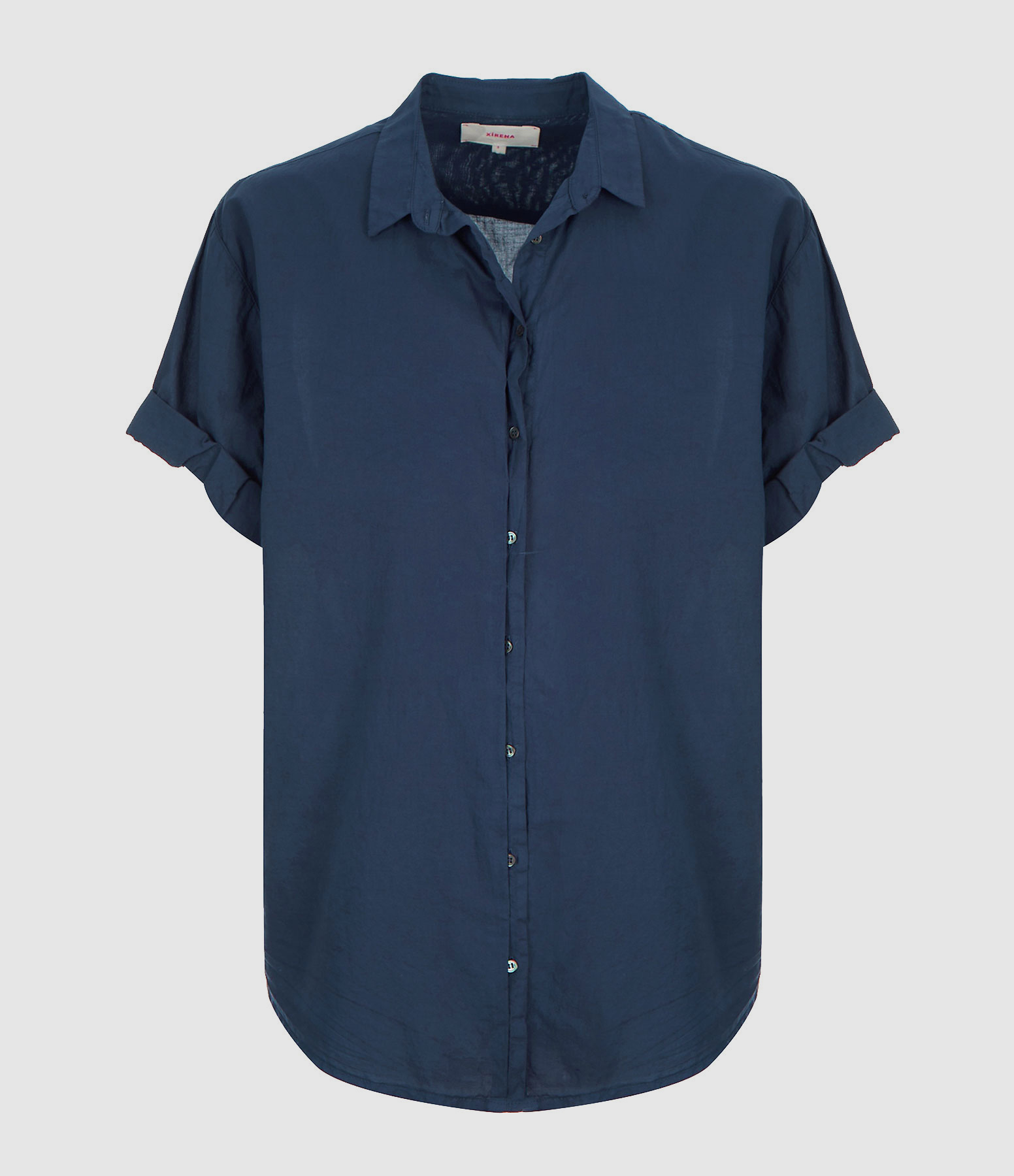 Channing Navy Cotton Shirt