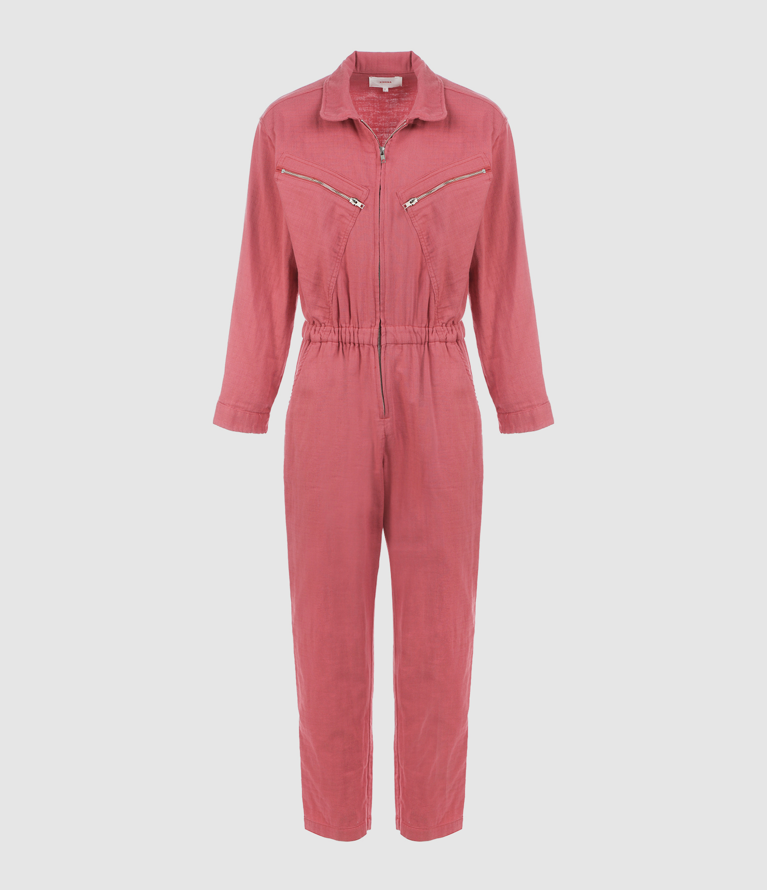 Jaymes Pink Cotton Jumpsuit