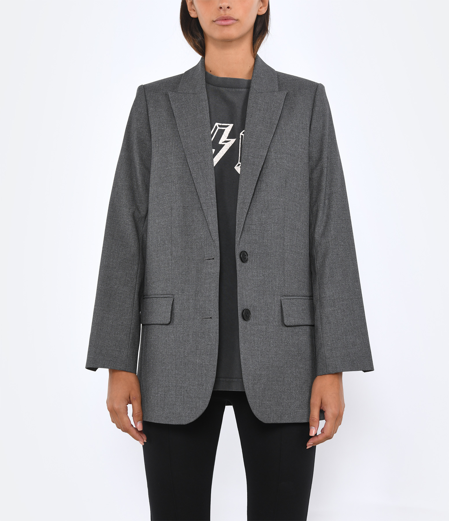 Viva Strass Amour Heather Grey Jacket