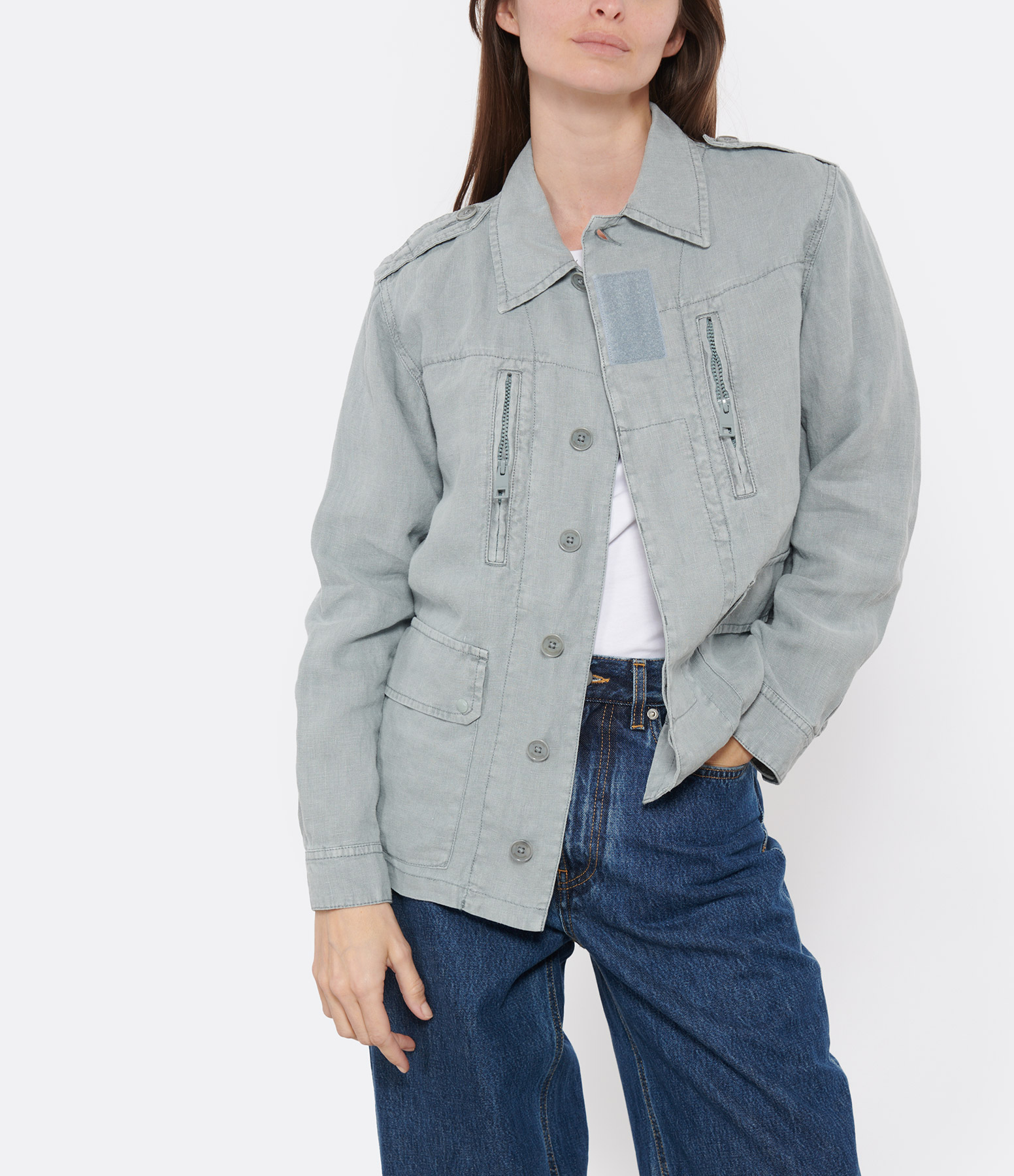 Kid Lin Skull Wings Glacier Jacket
