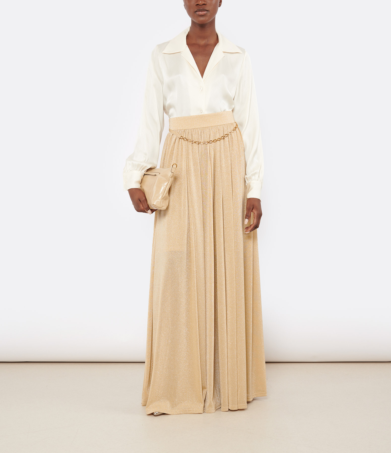 Matchmaker Gold Long Skirt