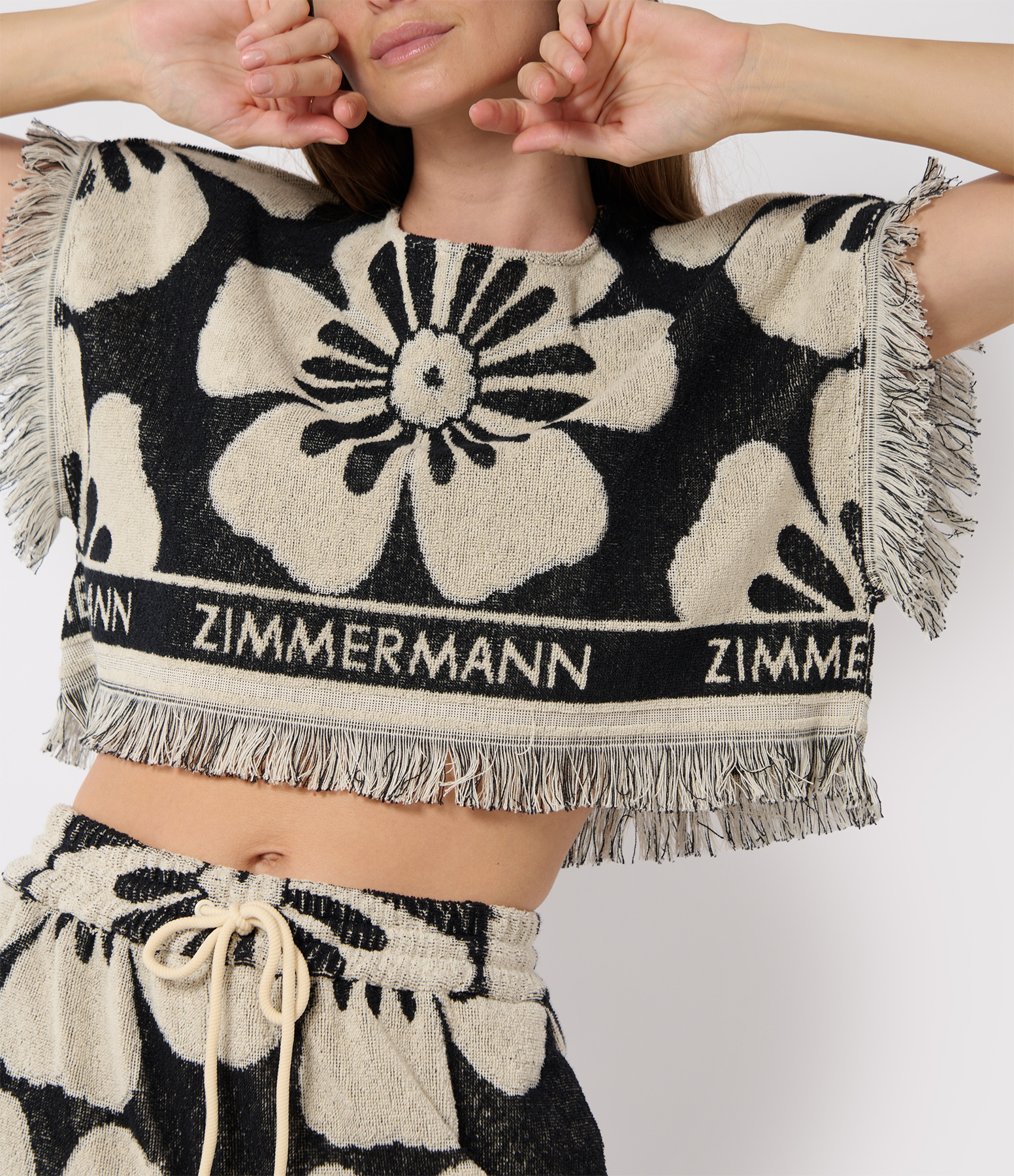 Halliday Top – Black/Cream
