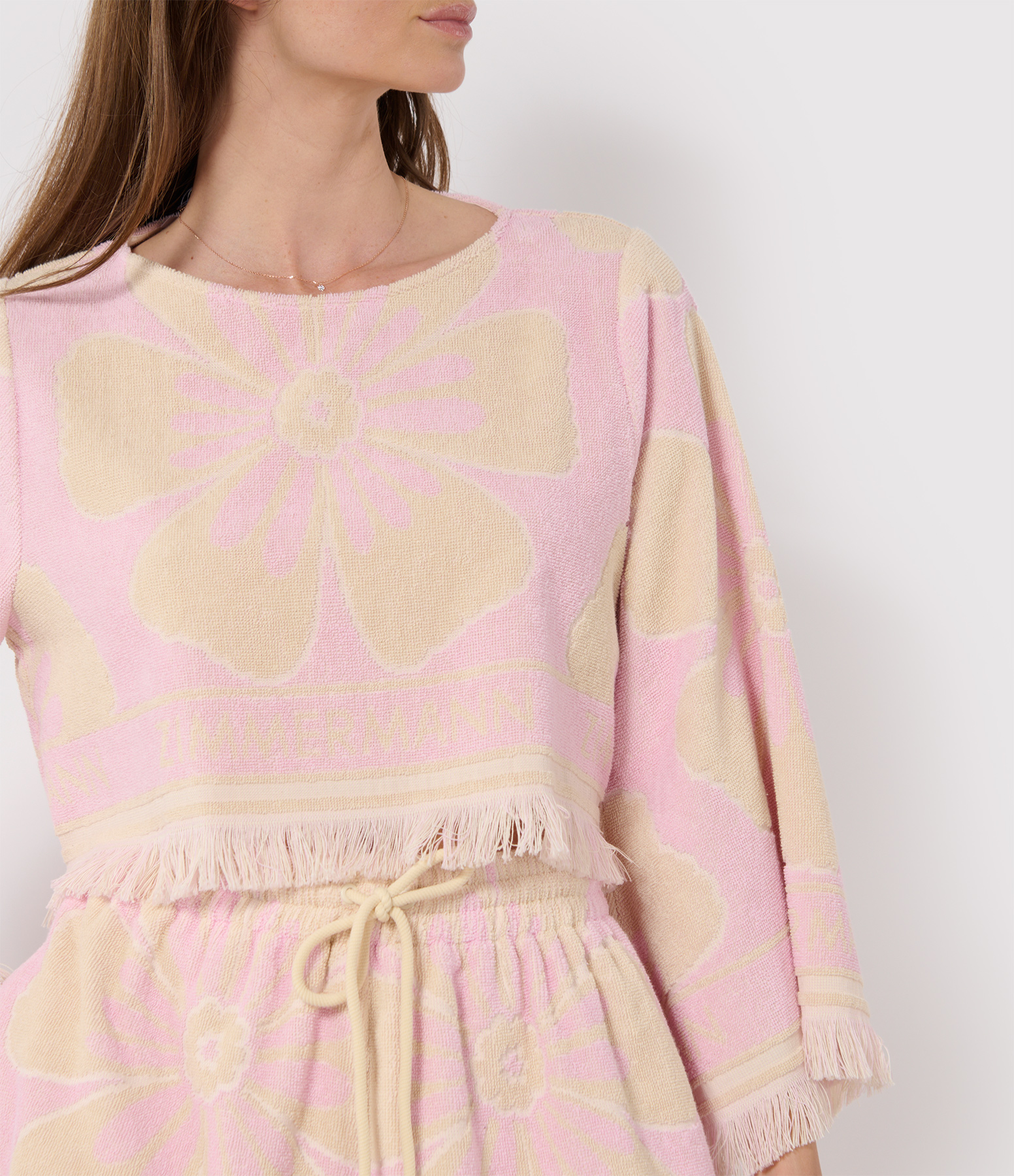 Pink/Cream Top Pop