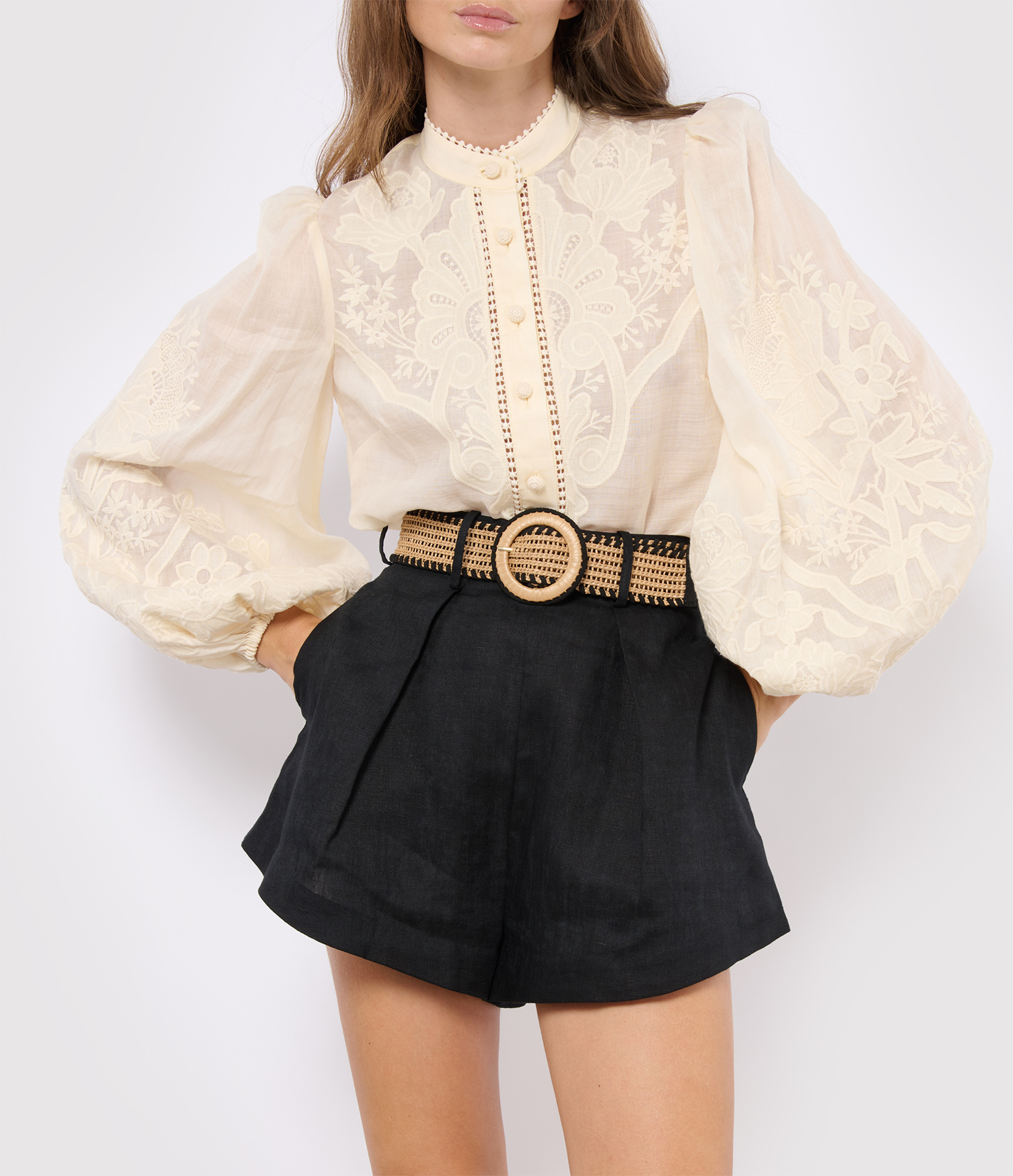 Ottie Lin Cream Blouse