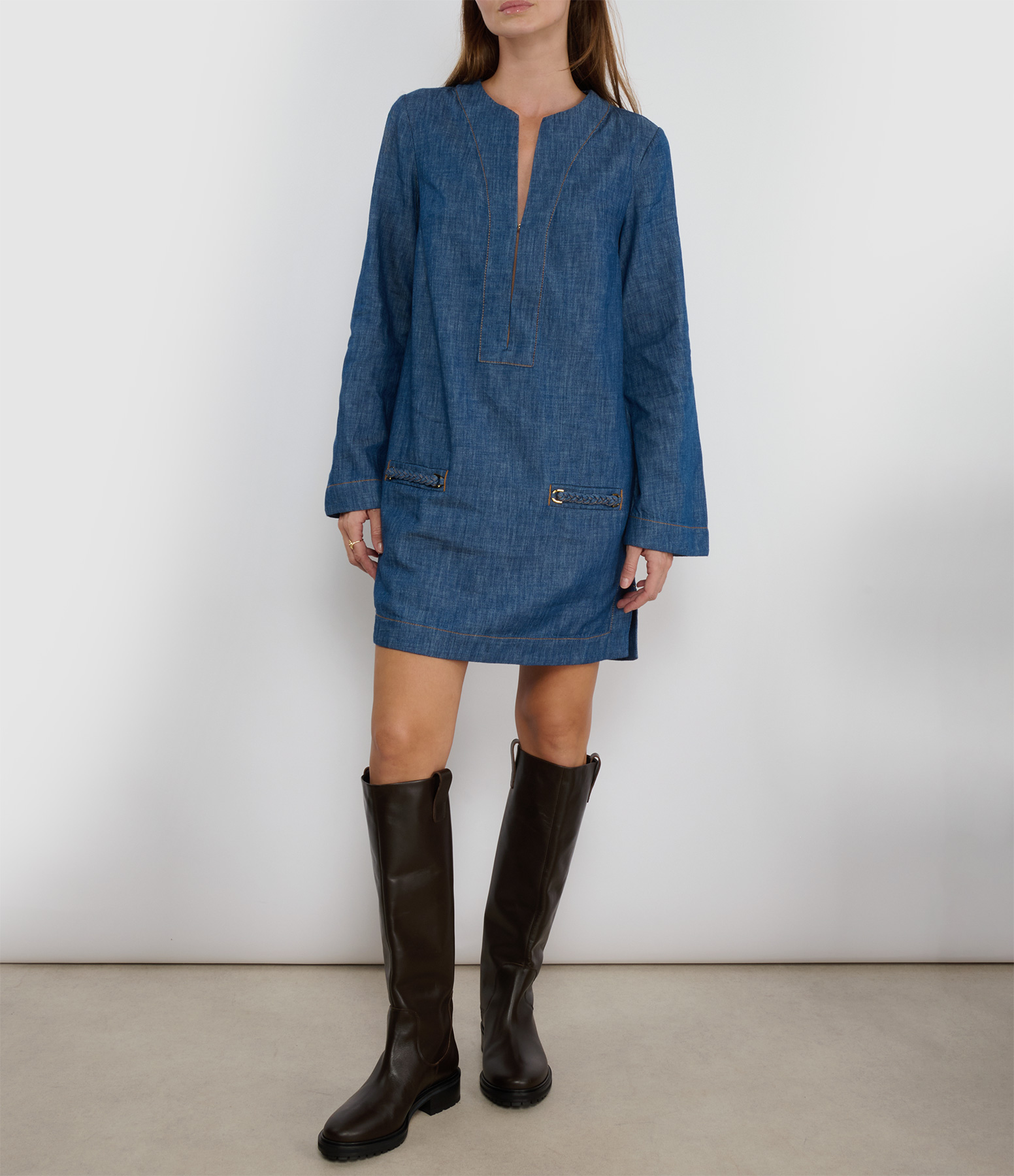 Wylie Denim Railway Blue Tunic