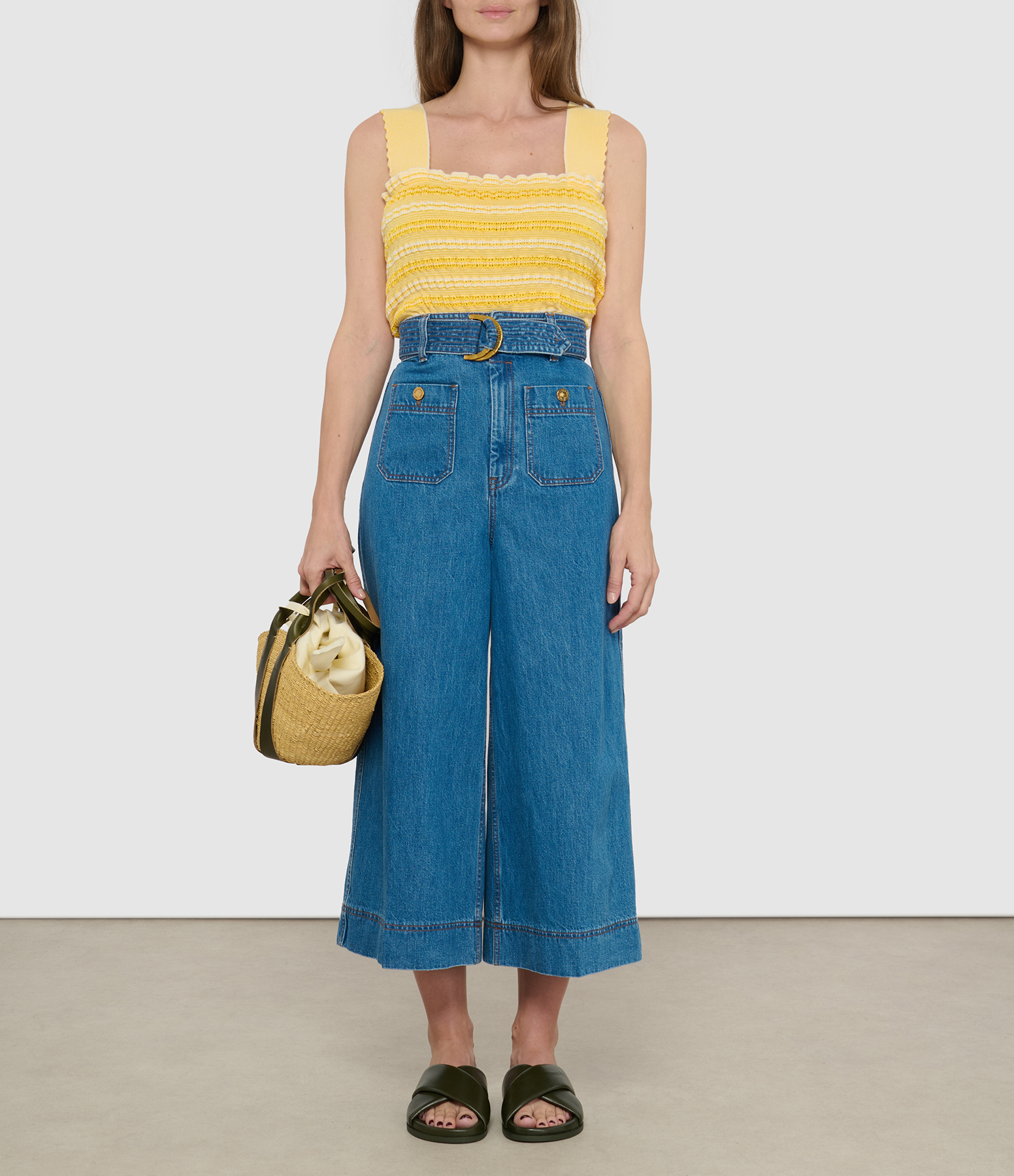 Bay Blue Denim Trousers