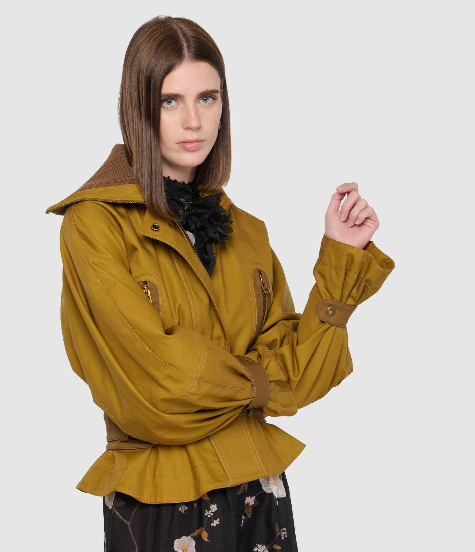 Chartreuse Bomber Jacket