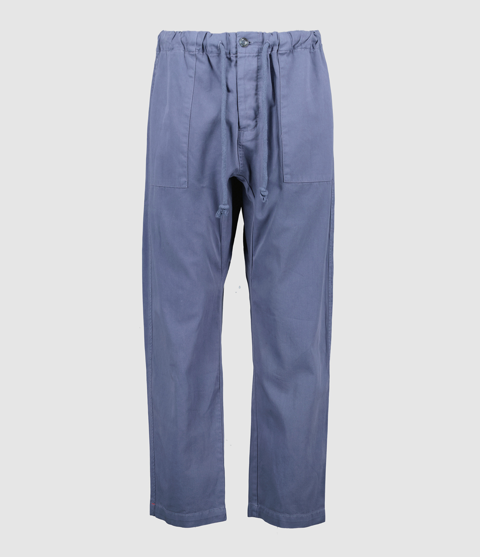 Pantalon Eliott Coton Bleu Lavé