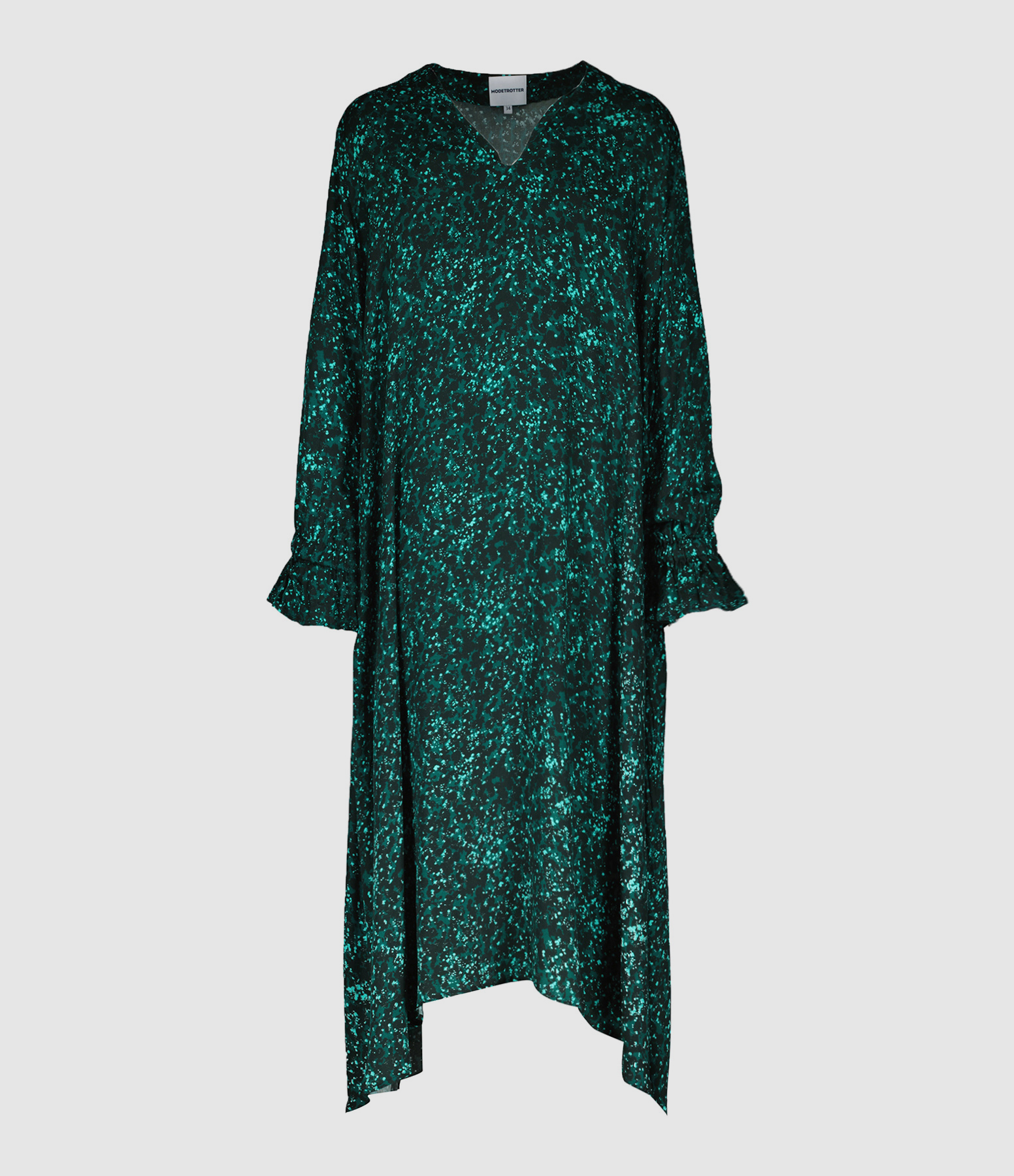 Robe Fernanda Zanga Motifs Vert