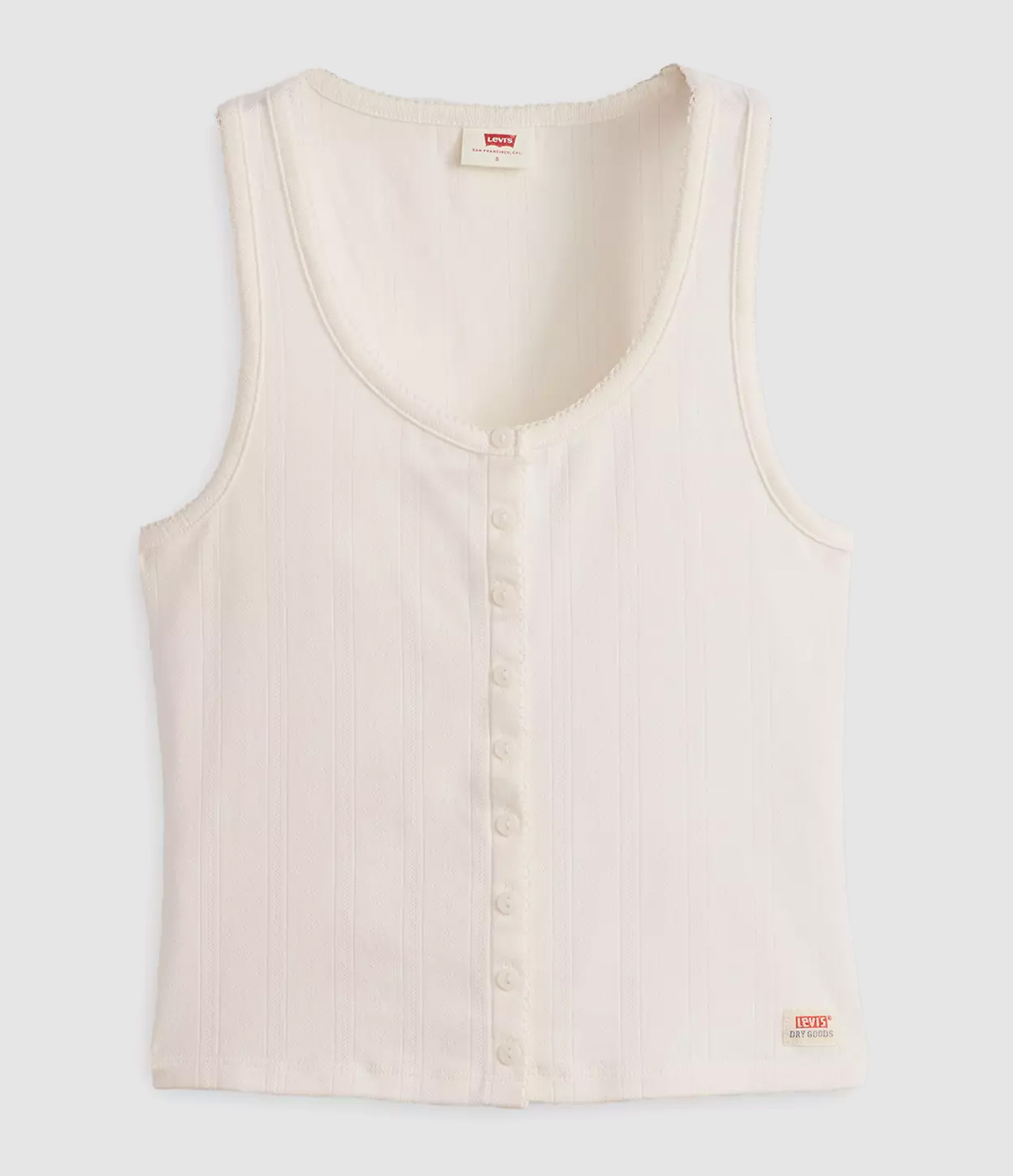 Débardeur Dry Goods Pointelle Gardenia