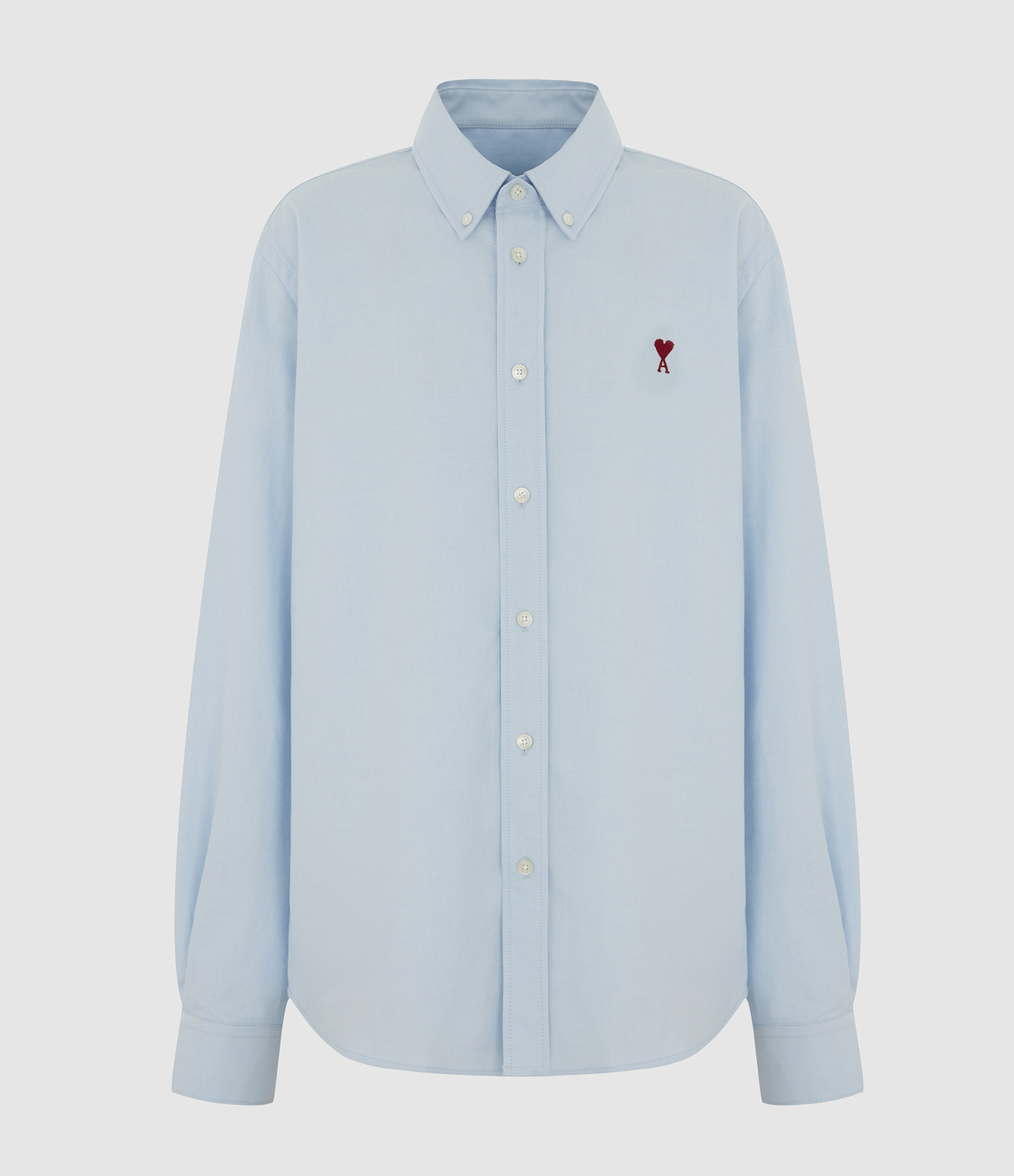 Chemise Col Boutonne Ami De Coeur Bleu Ciel