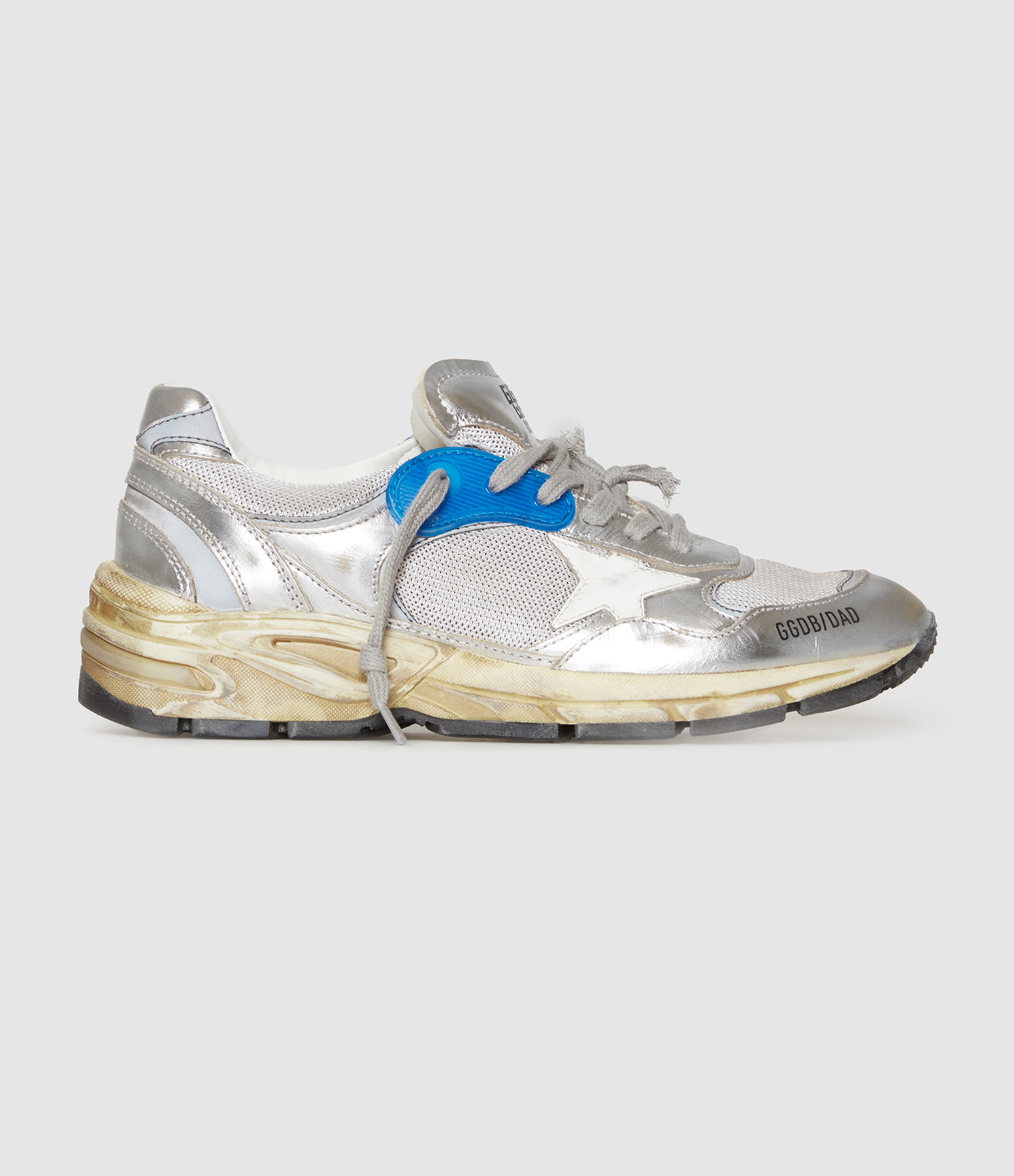 Baskets Homme Running Dad Silver/White