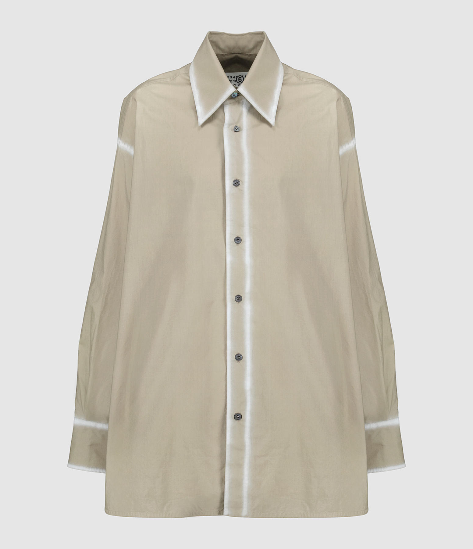 Chemise Homme Coton Taupe
