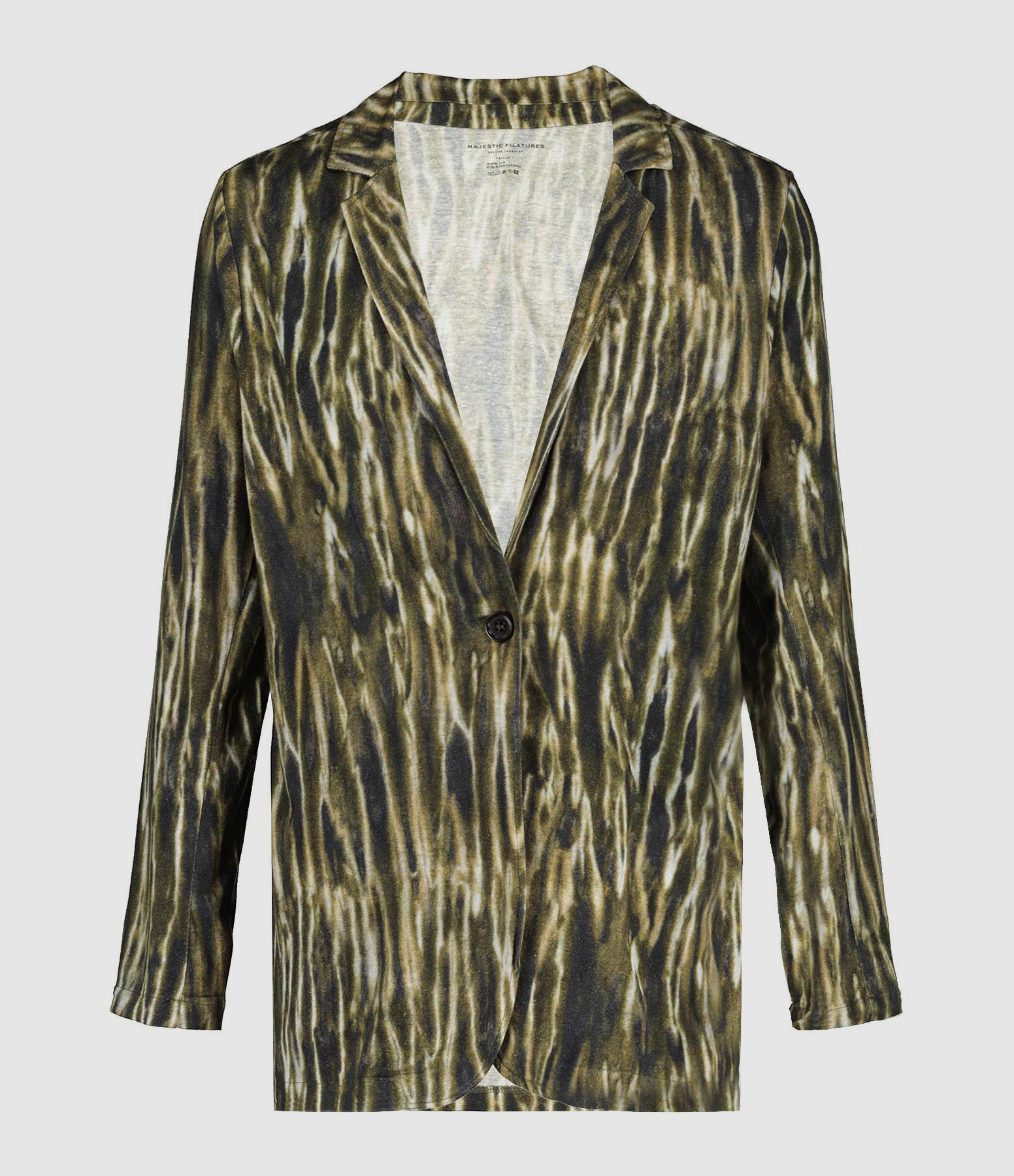 Veste Blazer Lin Kaki