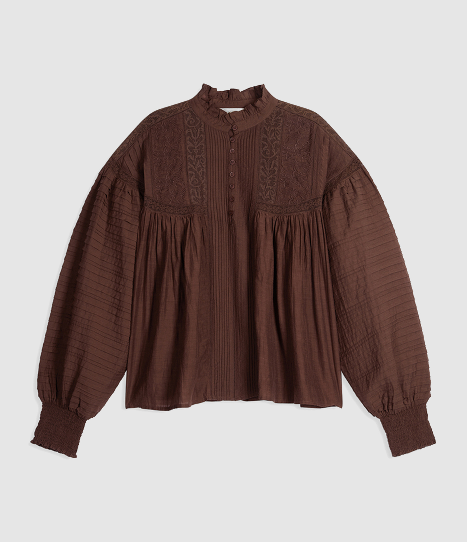 Blouse Dahlia Marron