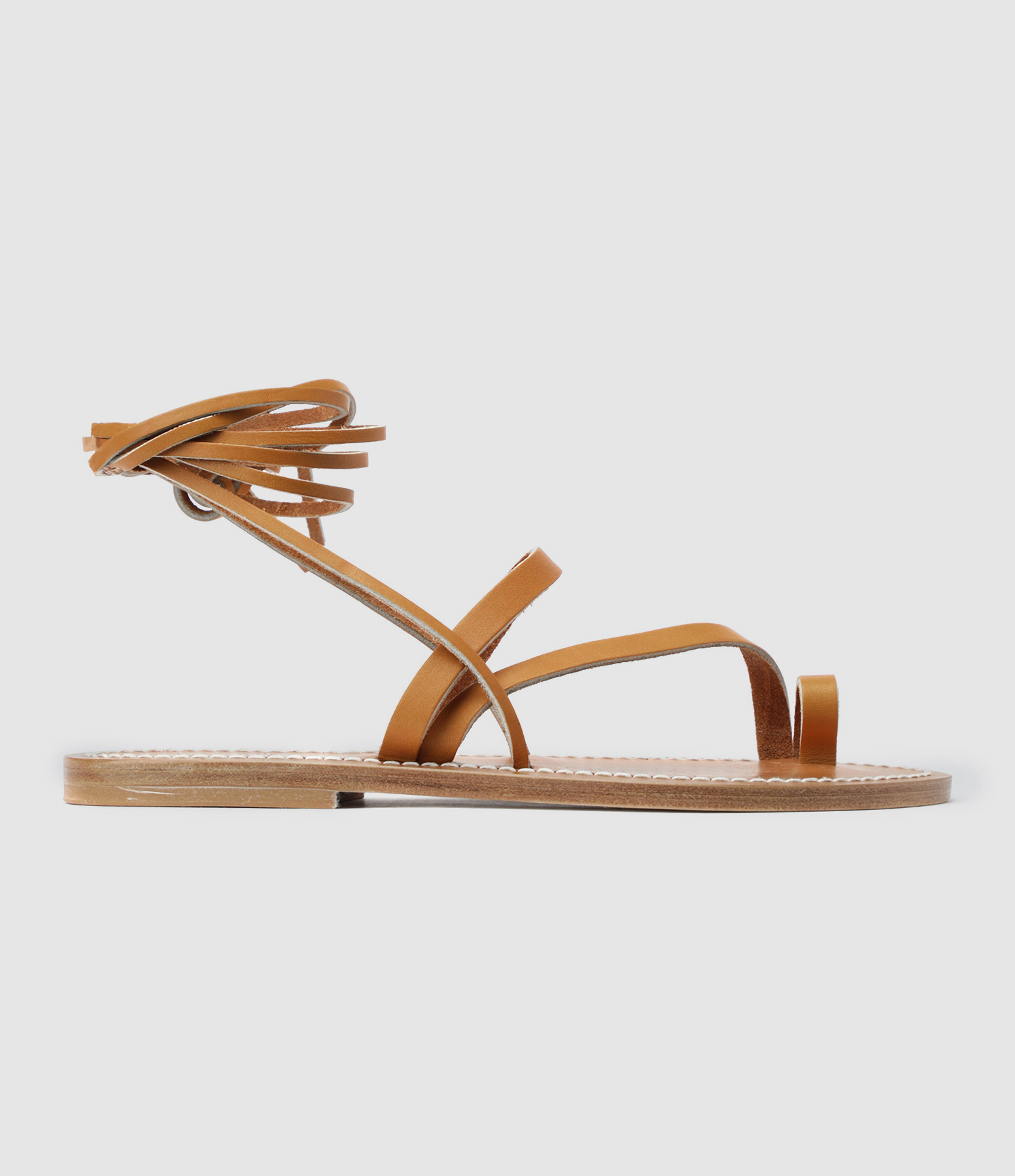 Sandales Ellada Cuir Pul Naturel