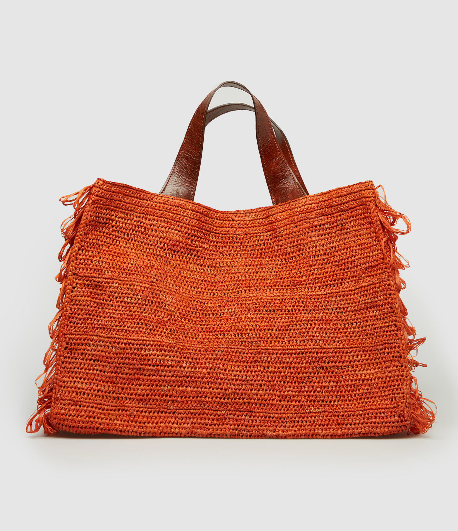 Cabas Onja Raphia Orange