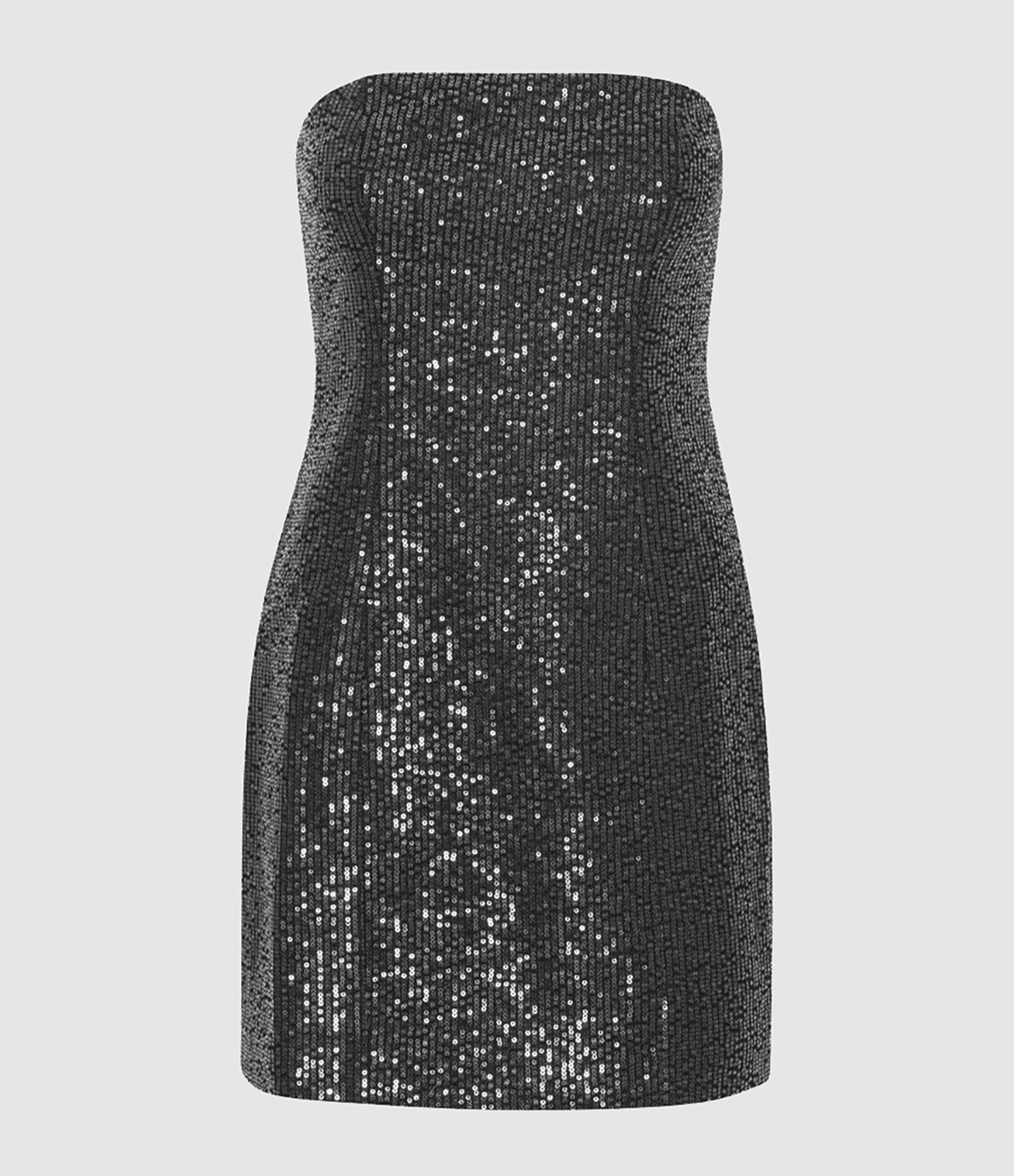 Robe Courte Sequins Noir