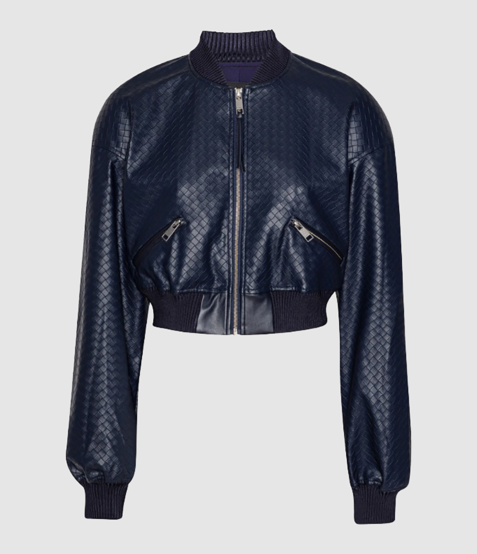 Veste Cropped Braided Sky Captain