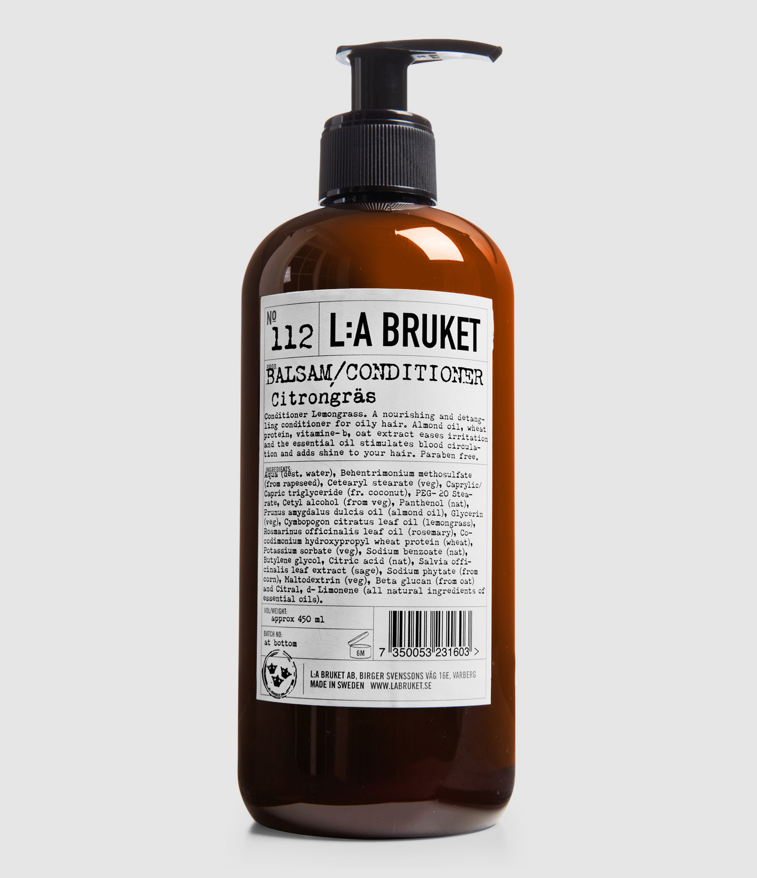 Après-shampoing N°112 Citronnelle, 450ml