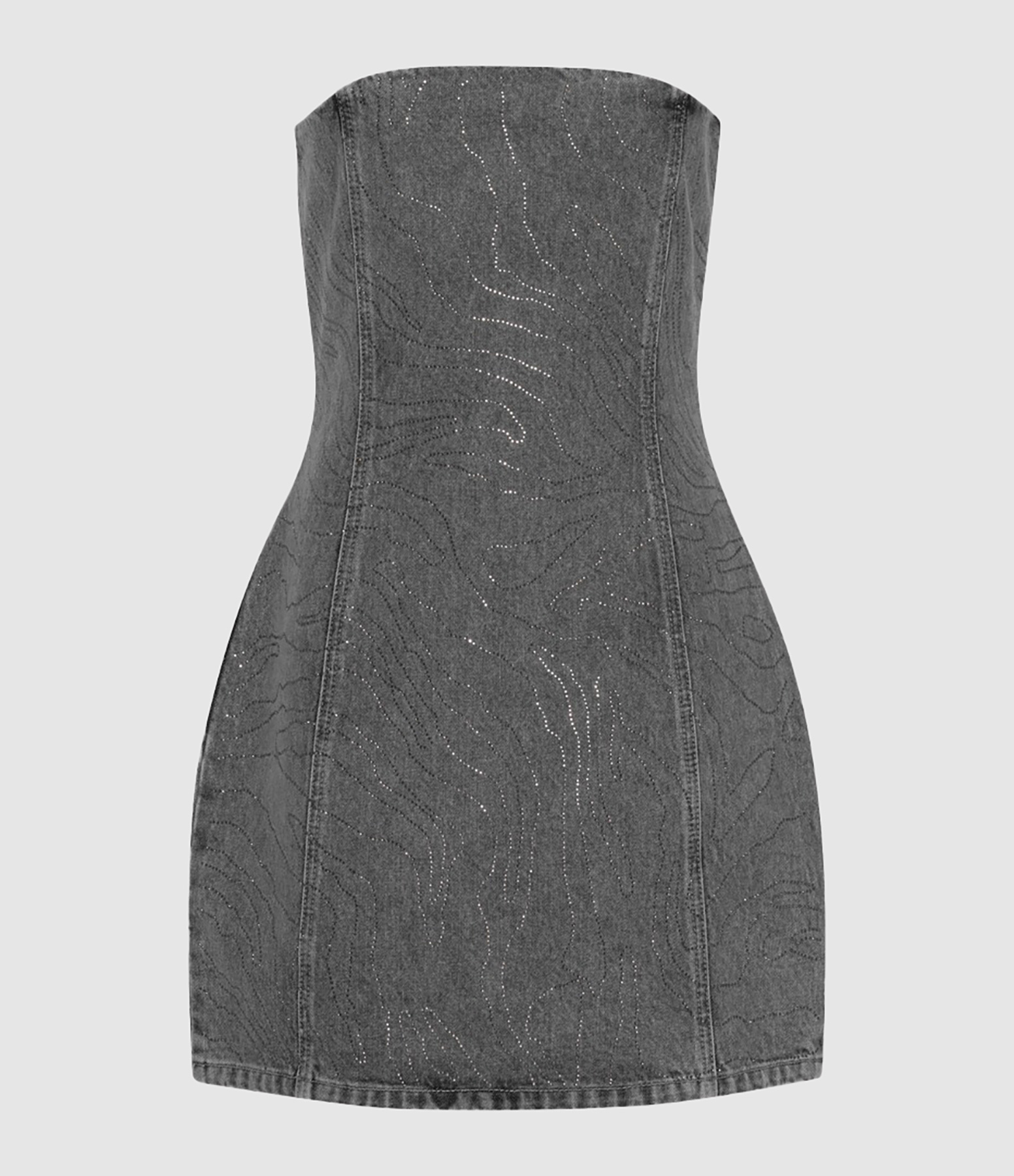 Robe Courte Herla Grey Denim