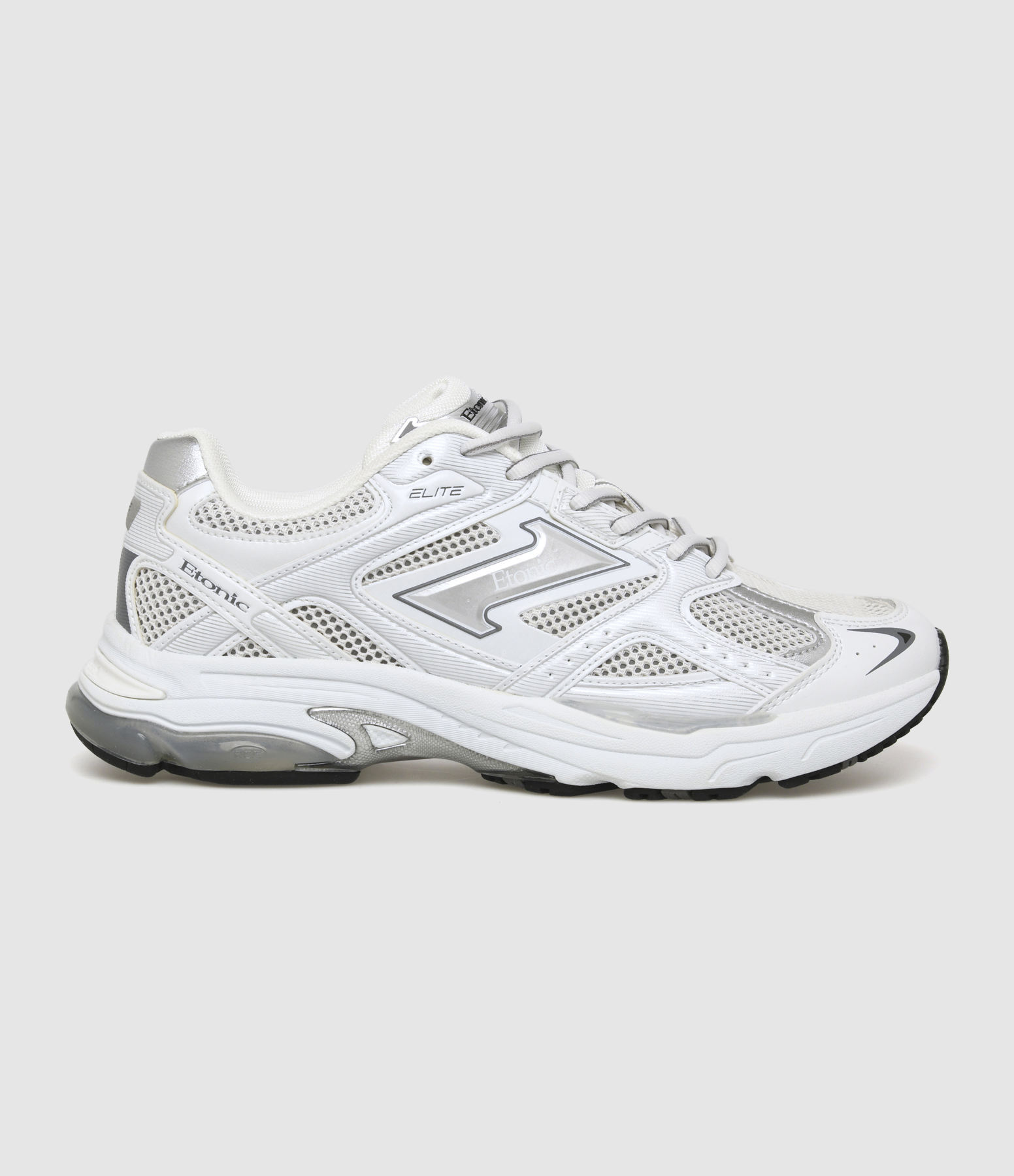 Baskets Elite  White-Silver