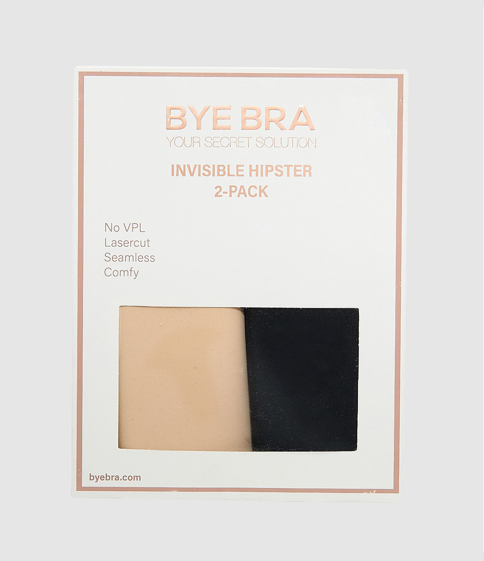 Culotte Invisible Pack De 2 Beige/Black