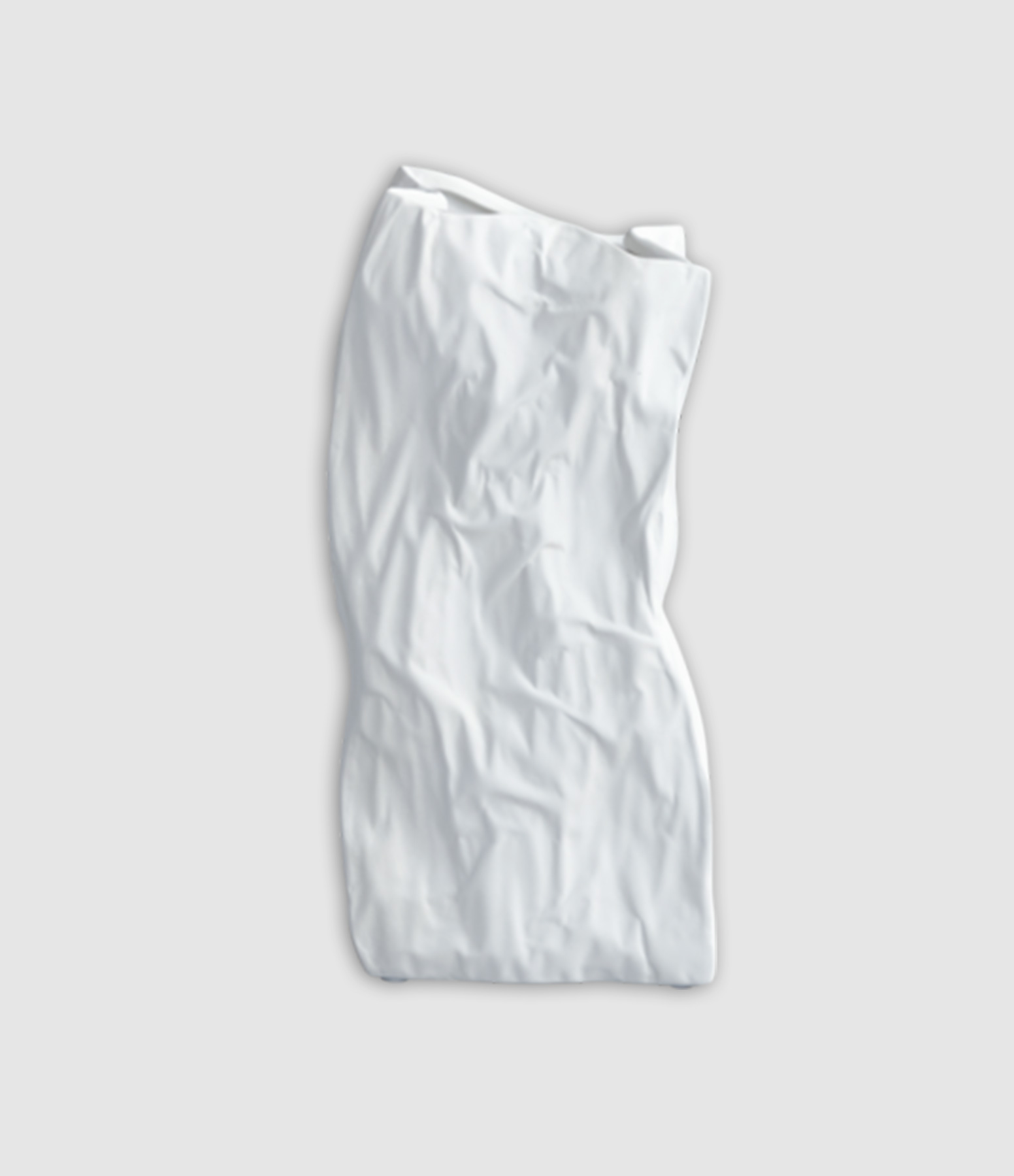 Vase Kami Moyen Blanc Os