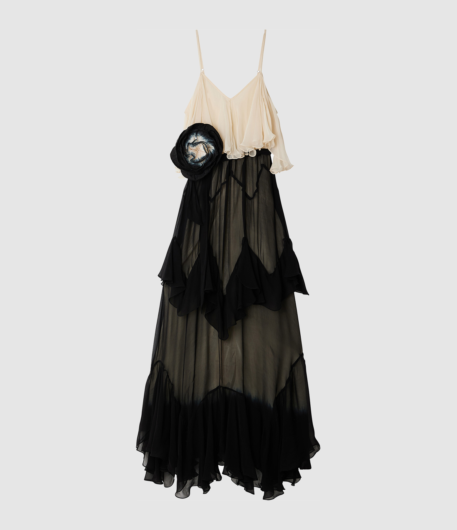 Robe Belvy Black Ecru