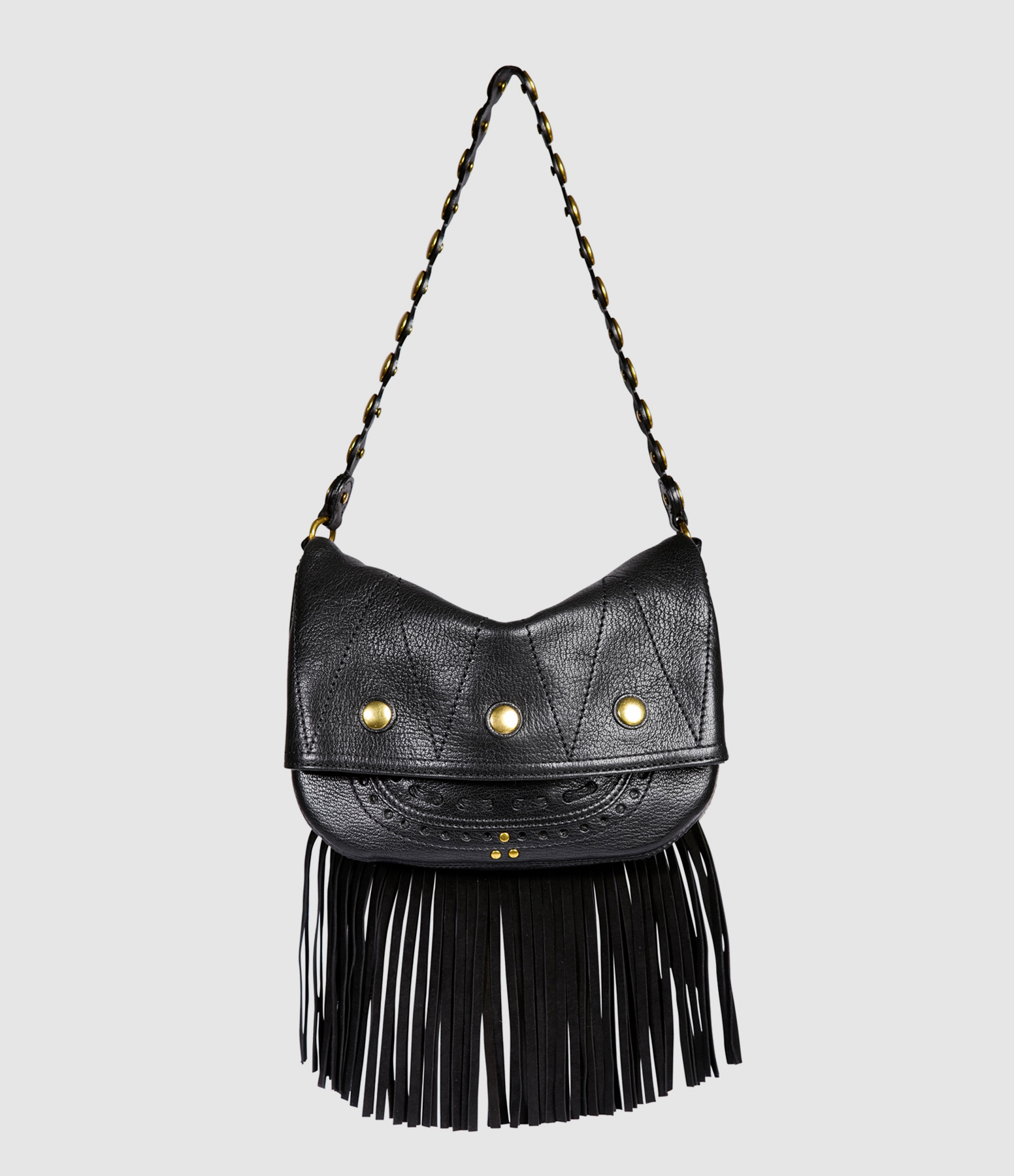 Sac Jerry Mini Cuir Grainé Noir