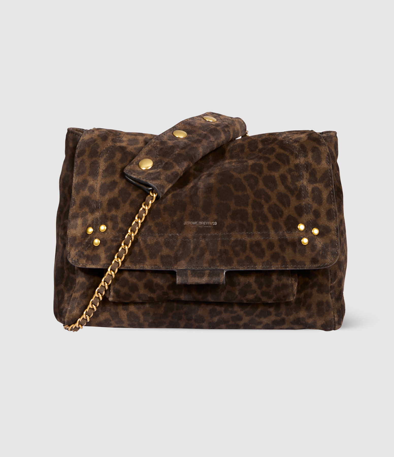 Sac Lulu M Imprimé Léopard Kaki