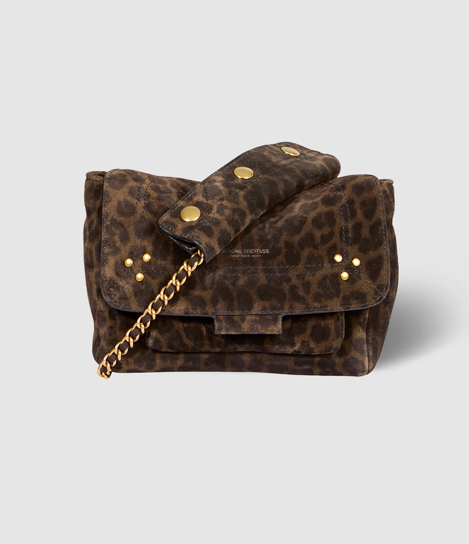 Sac Lulu S Imprimé Léopard Kaki