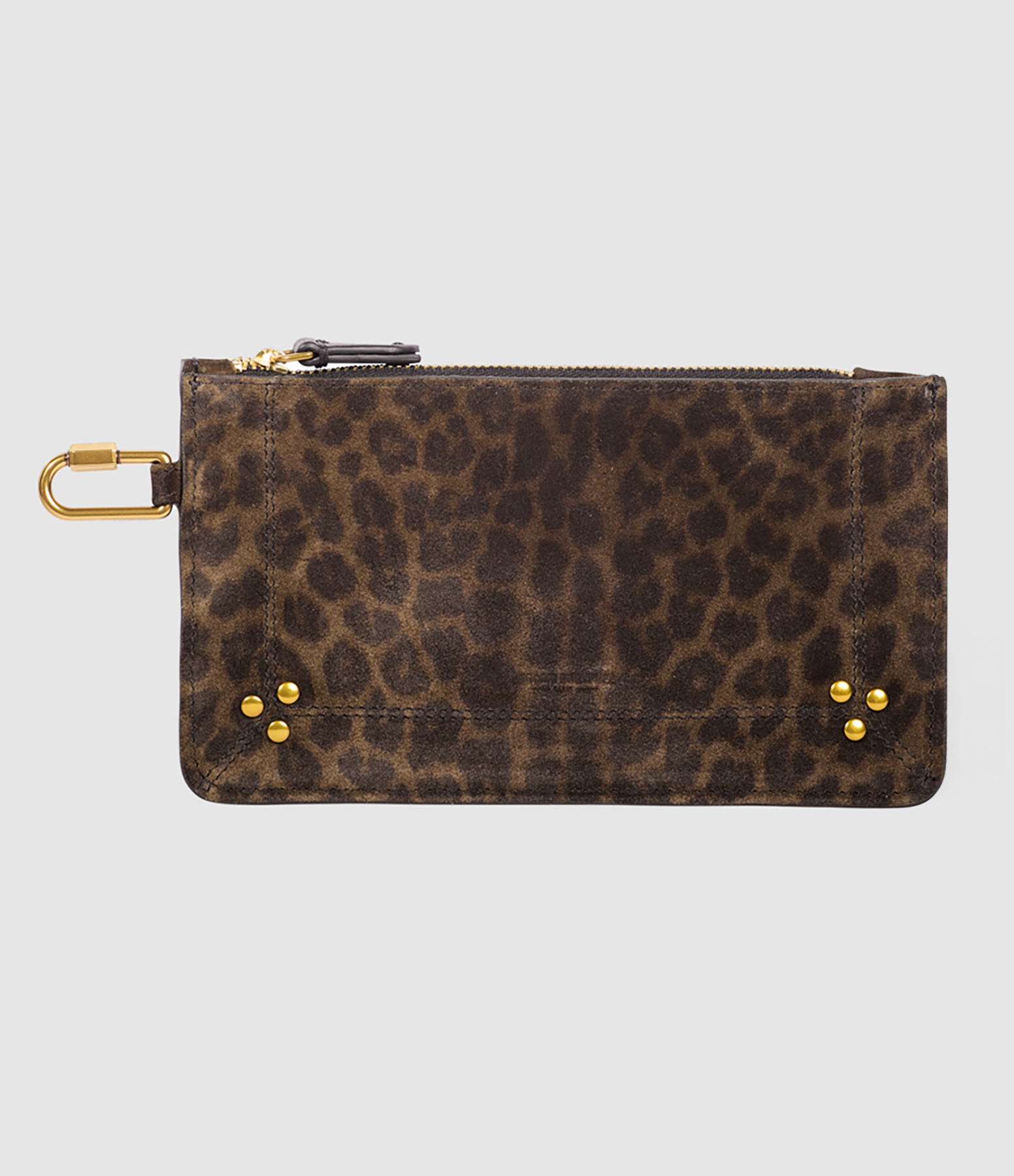 Pochette Popoche S Imprimé Léopard Kaki