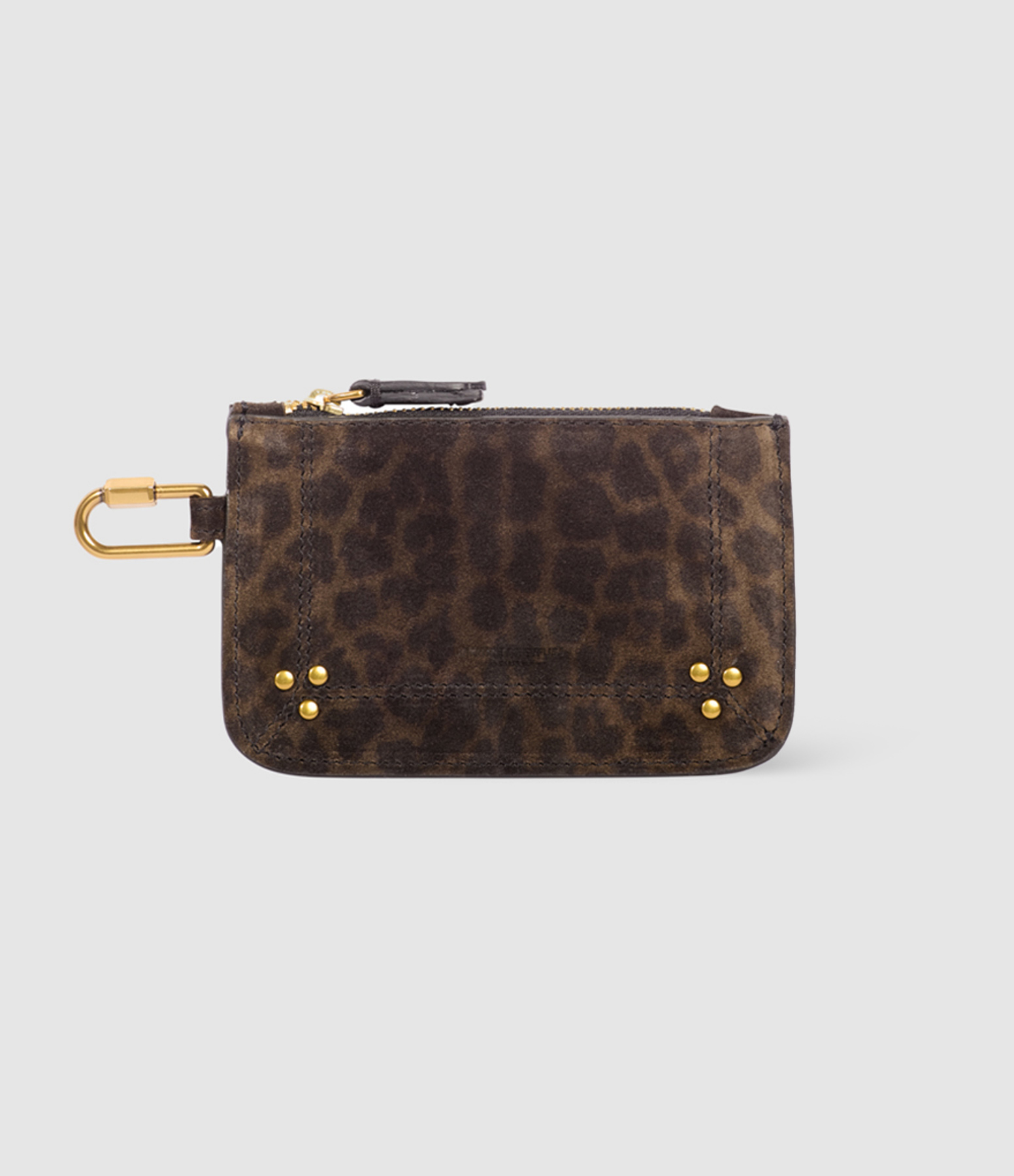 Pochette Popoche Xs Imprimé Léopard Kaki