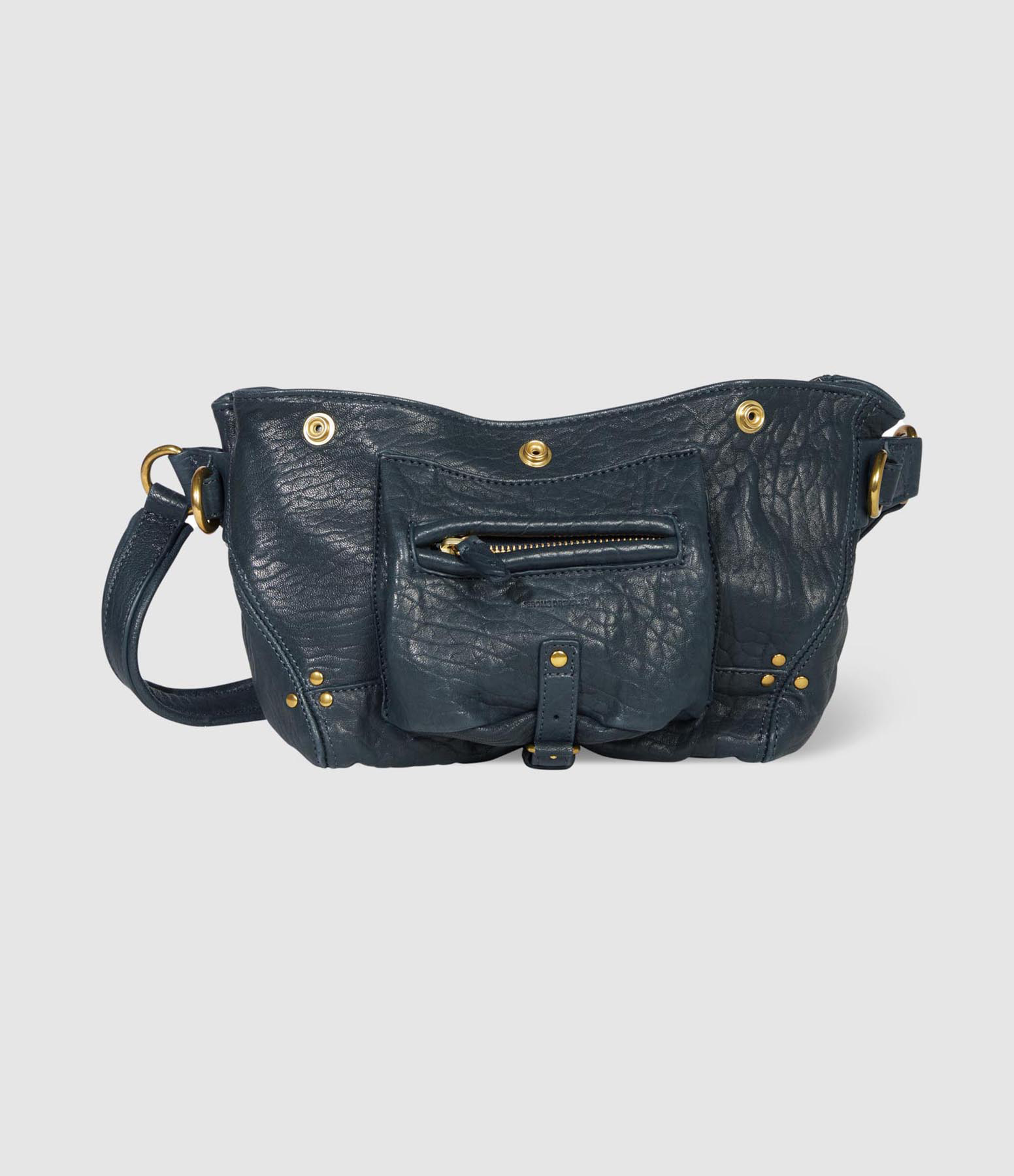 Sac Banane Billy Cuir Bubble Petrol
