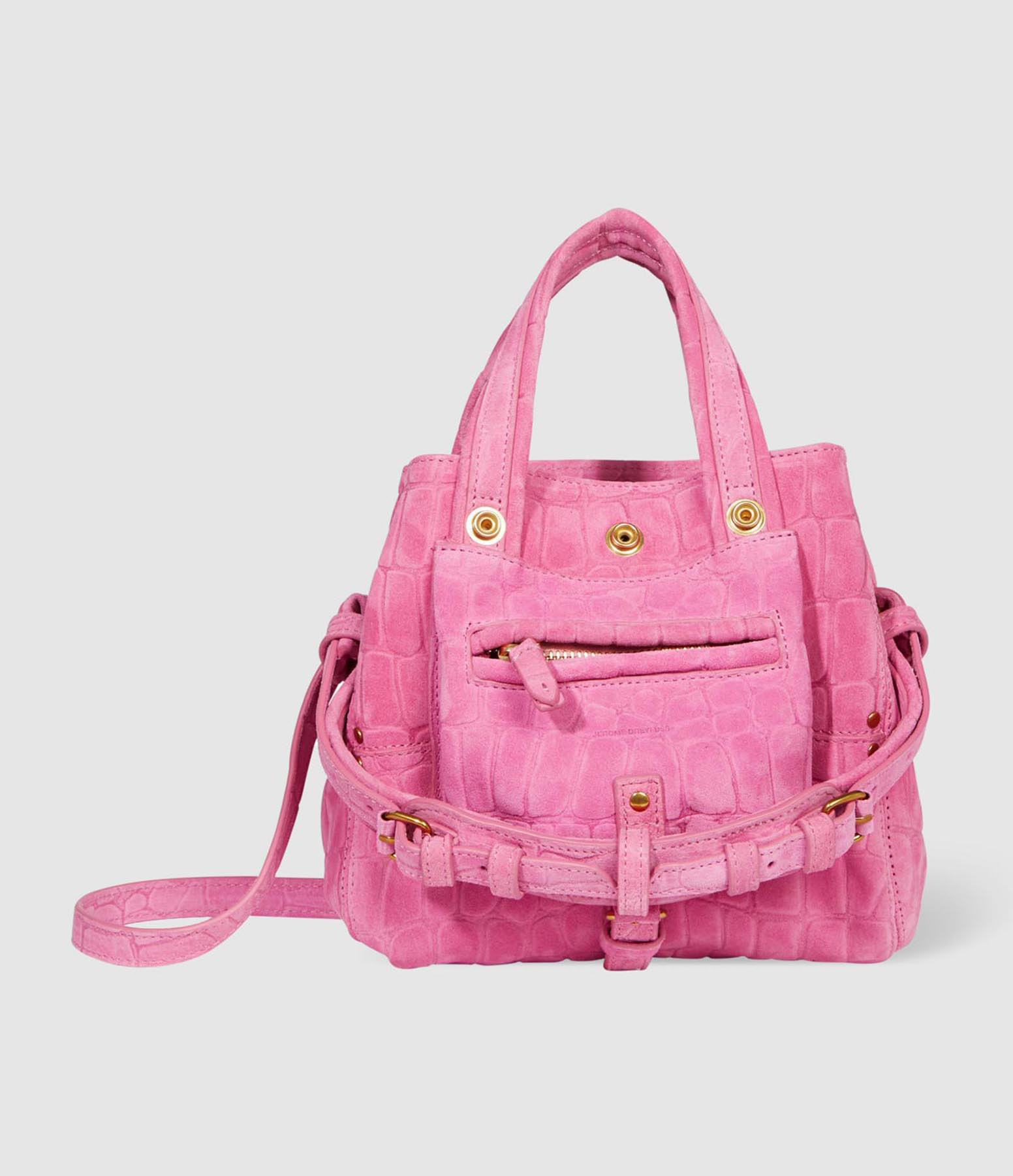 Sac Billy Nano Cuir Imprimé Croco Malabar