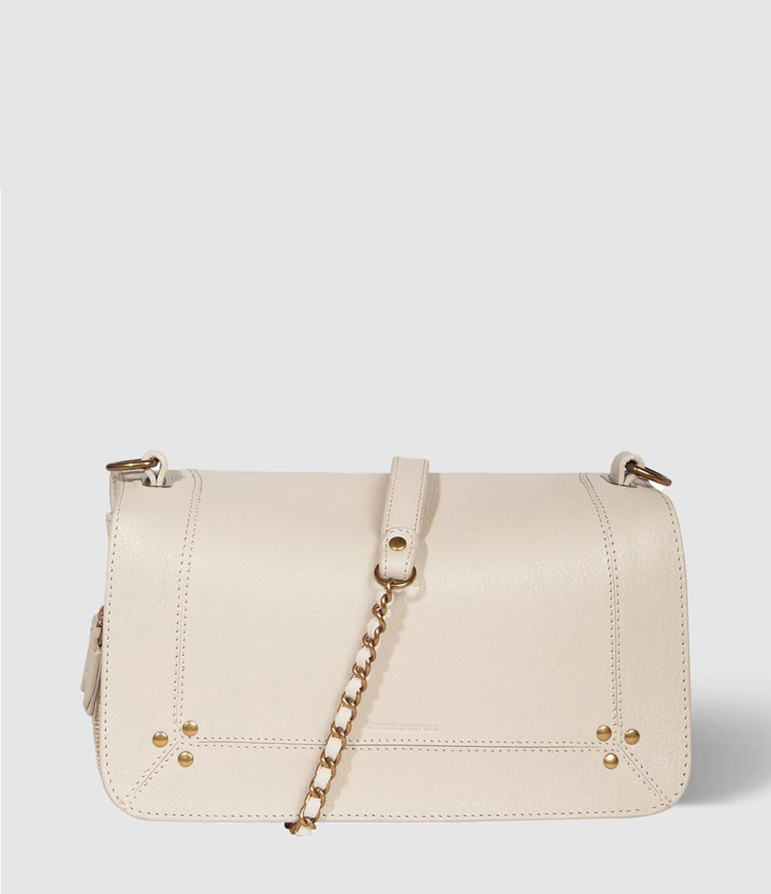 Sac Bobi Cuir Écru Grainé