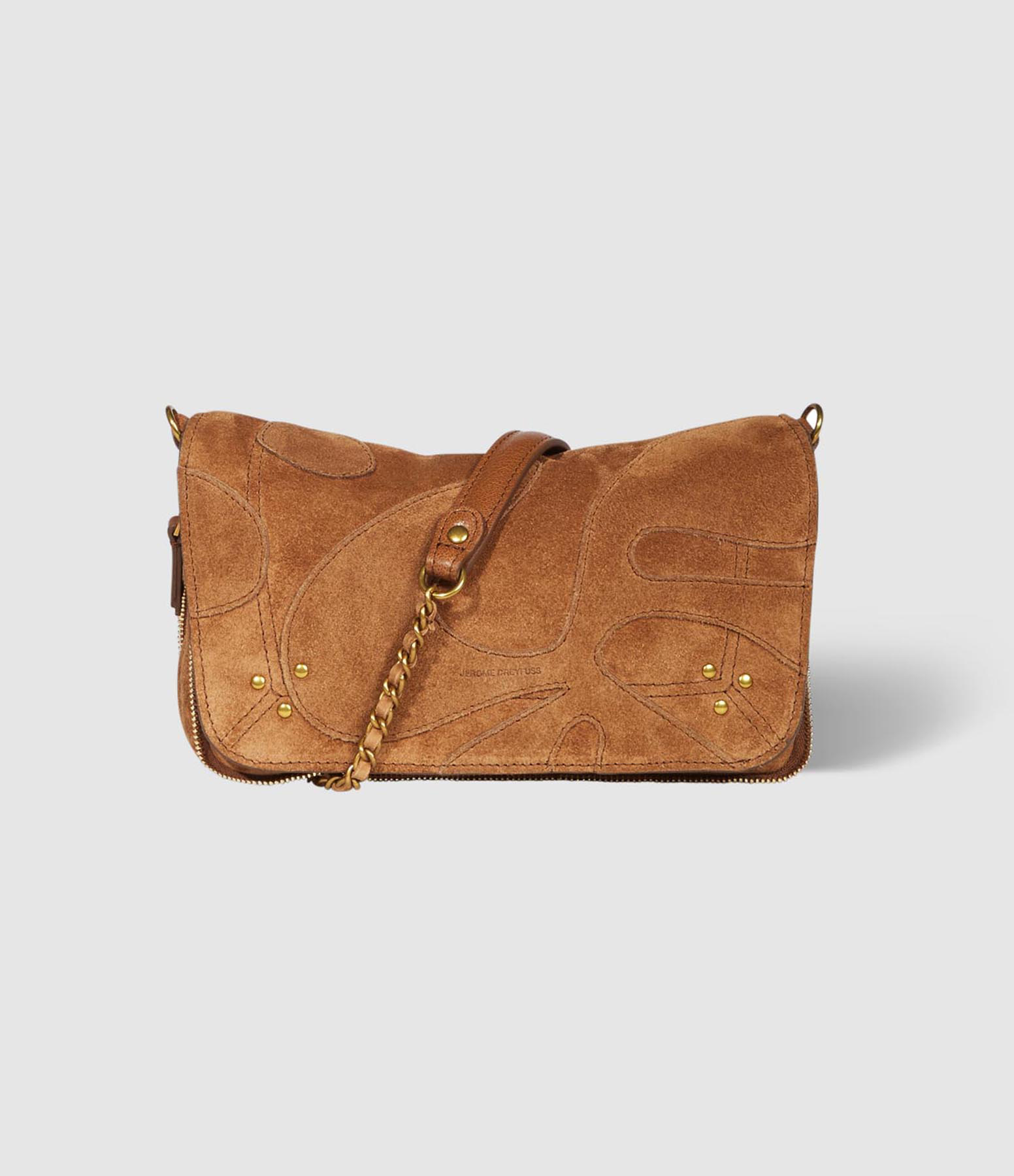 Sac Bobi S Cuir Suédé Tabac, Capsule Japan