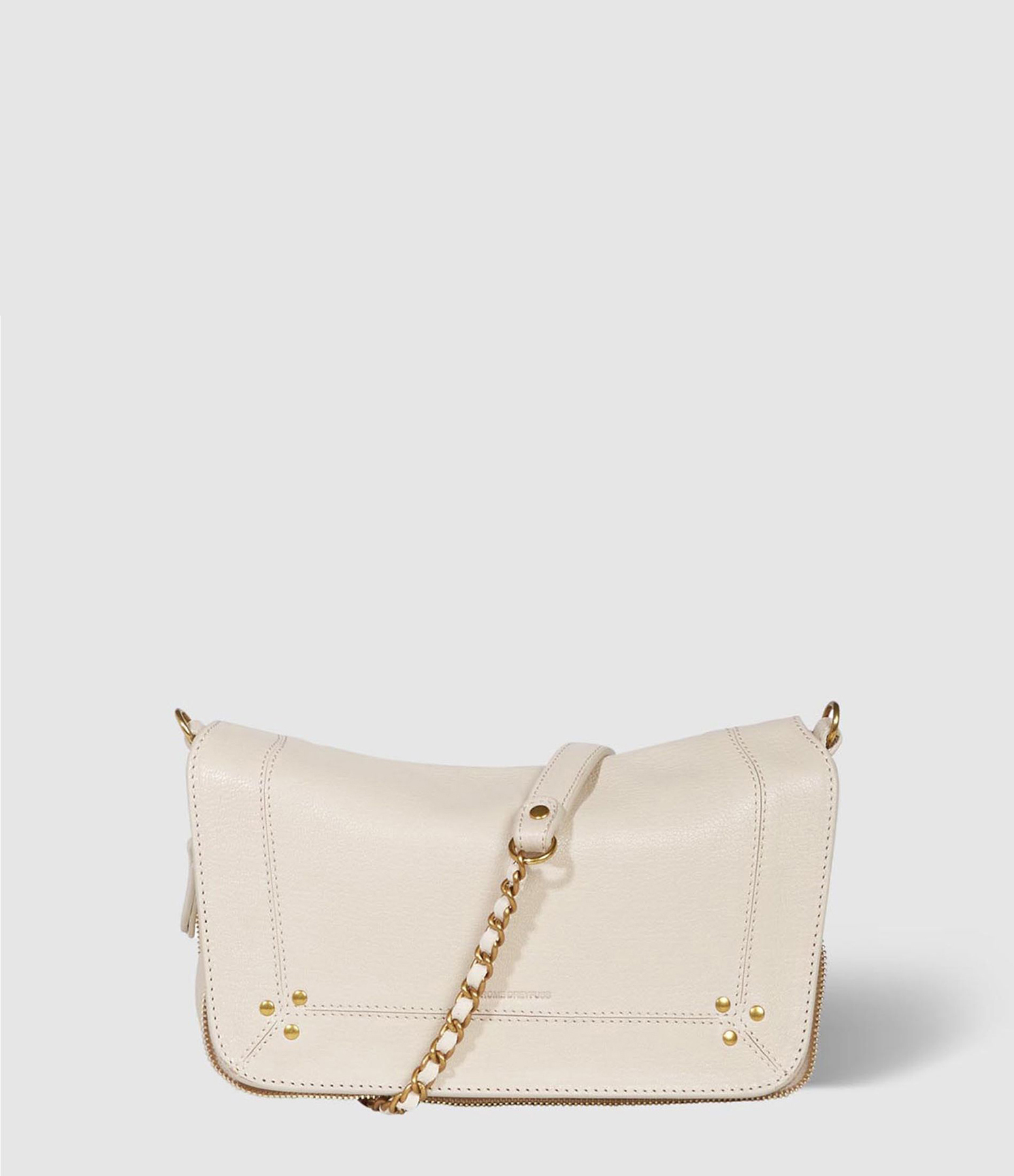 Sac Bobi S Cuir Écru Grainé