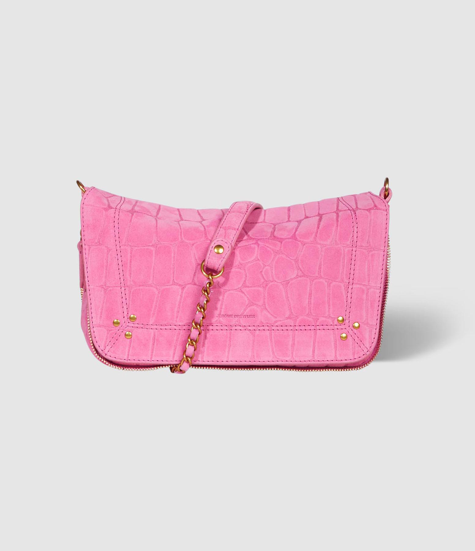 Sac Bobi S Cuir Imprimé Croco Malabar