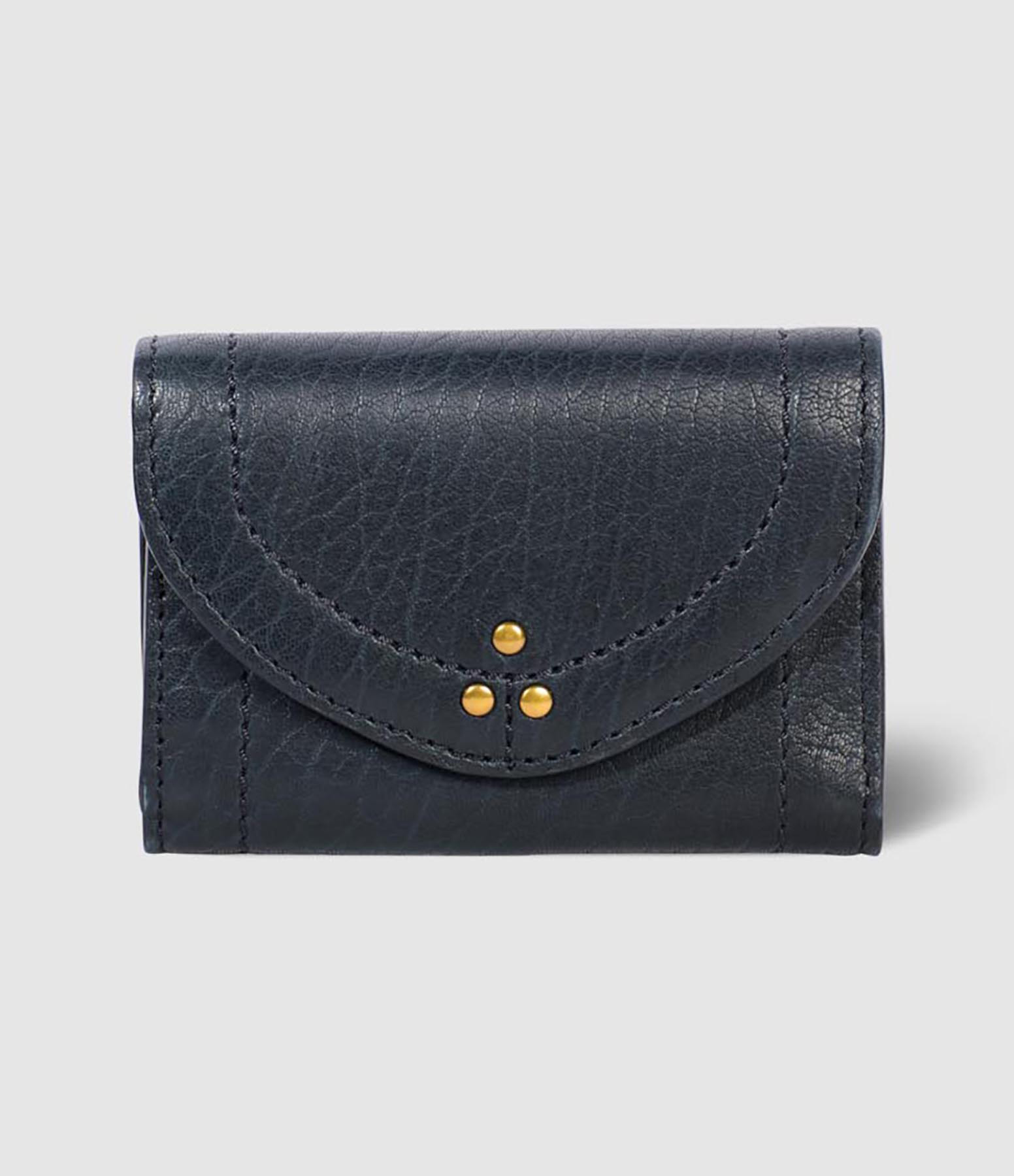 Porte-Monnaie Helmut PM Cuir Bubble Petrol