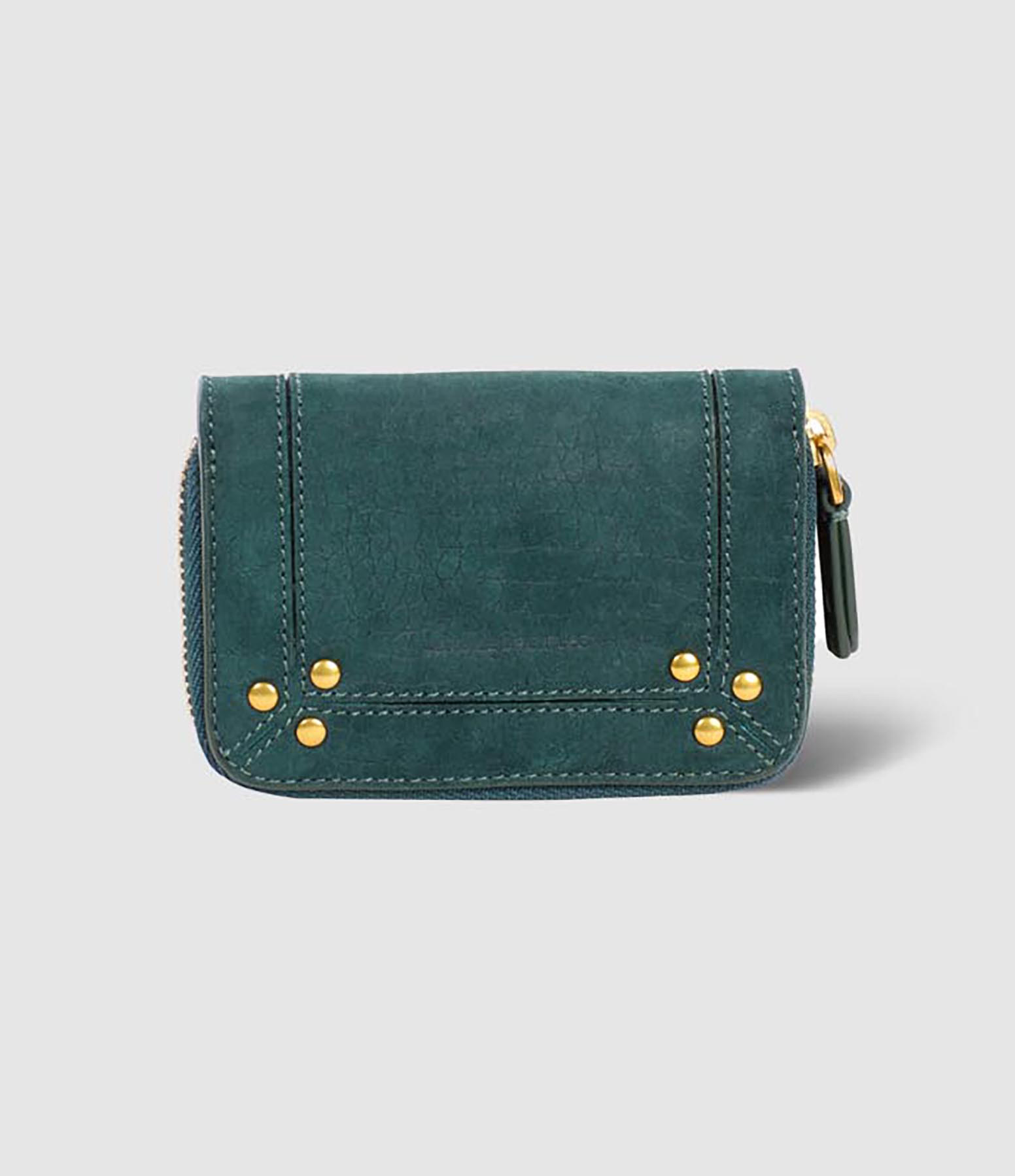 Porte-Monnaie Henri Cuir Imprimé Croco Canard