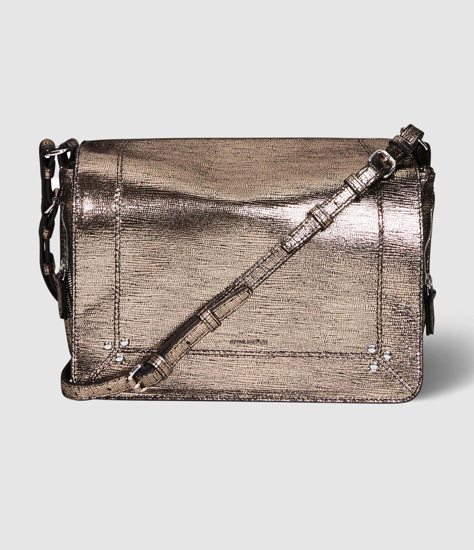 Sac Igor Cuir Lamé Champagne