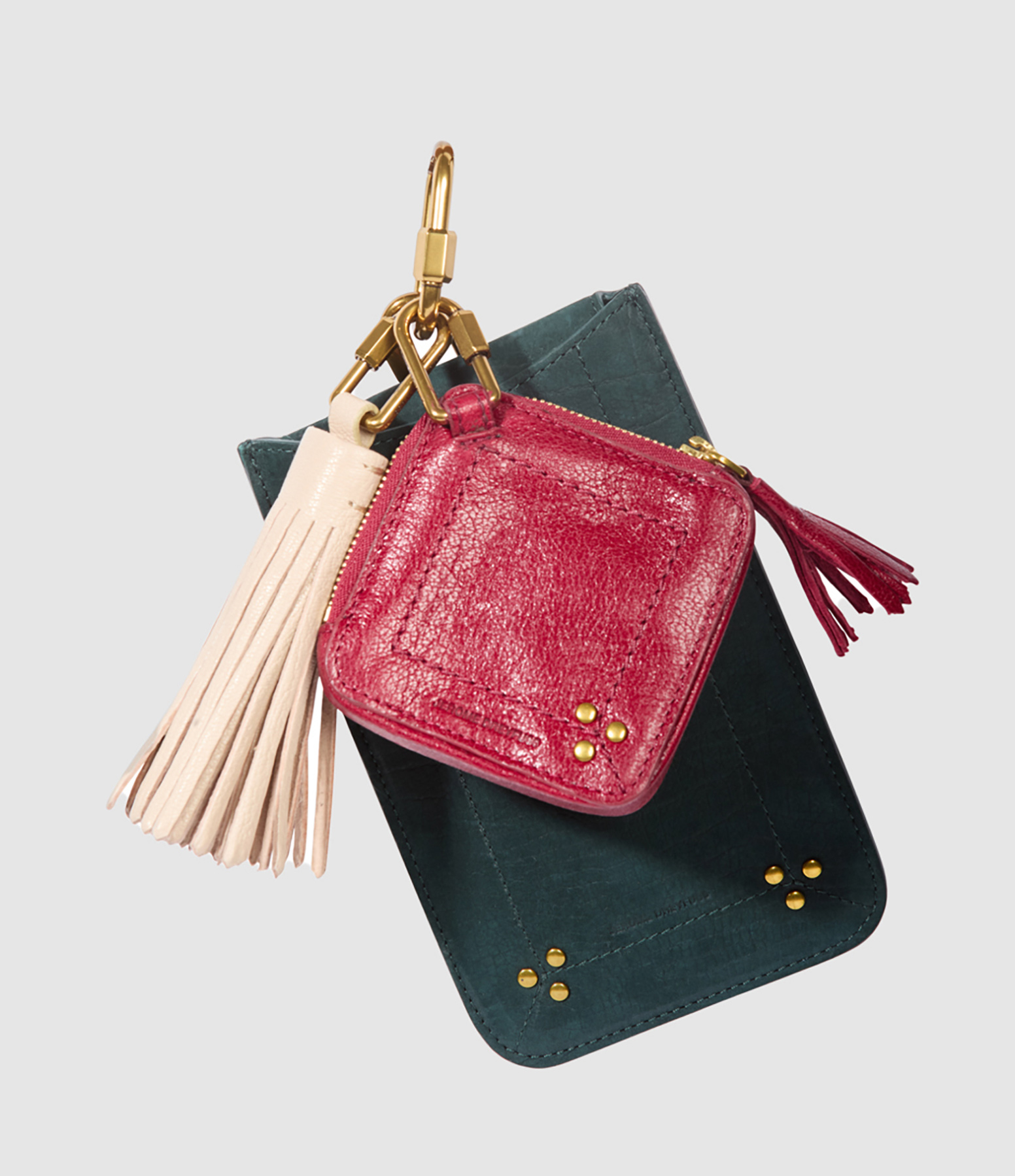 Porte-clés Jitoumi Cuir Imprimé Croco Canard