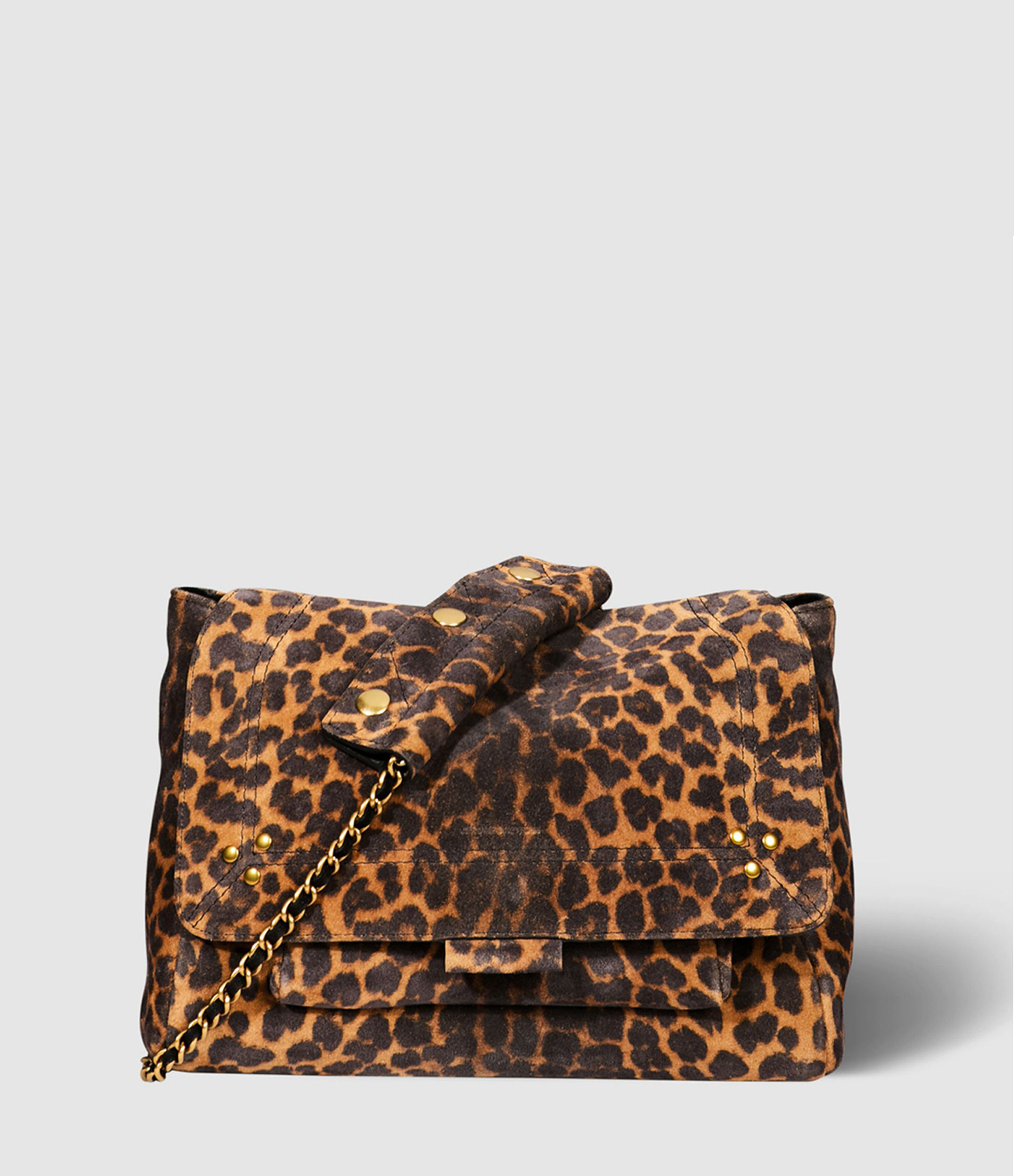 Sac Lulu M Cuir Léo Chamois