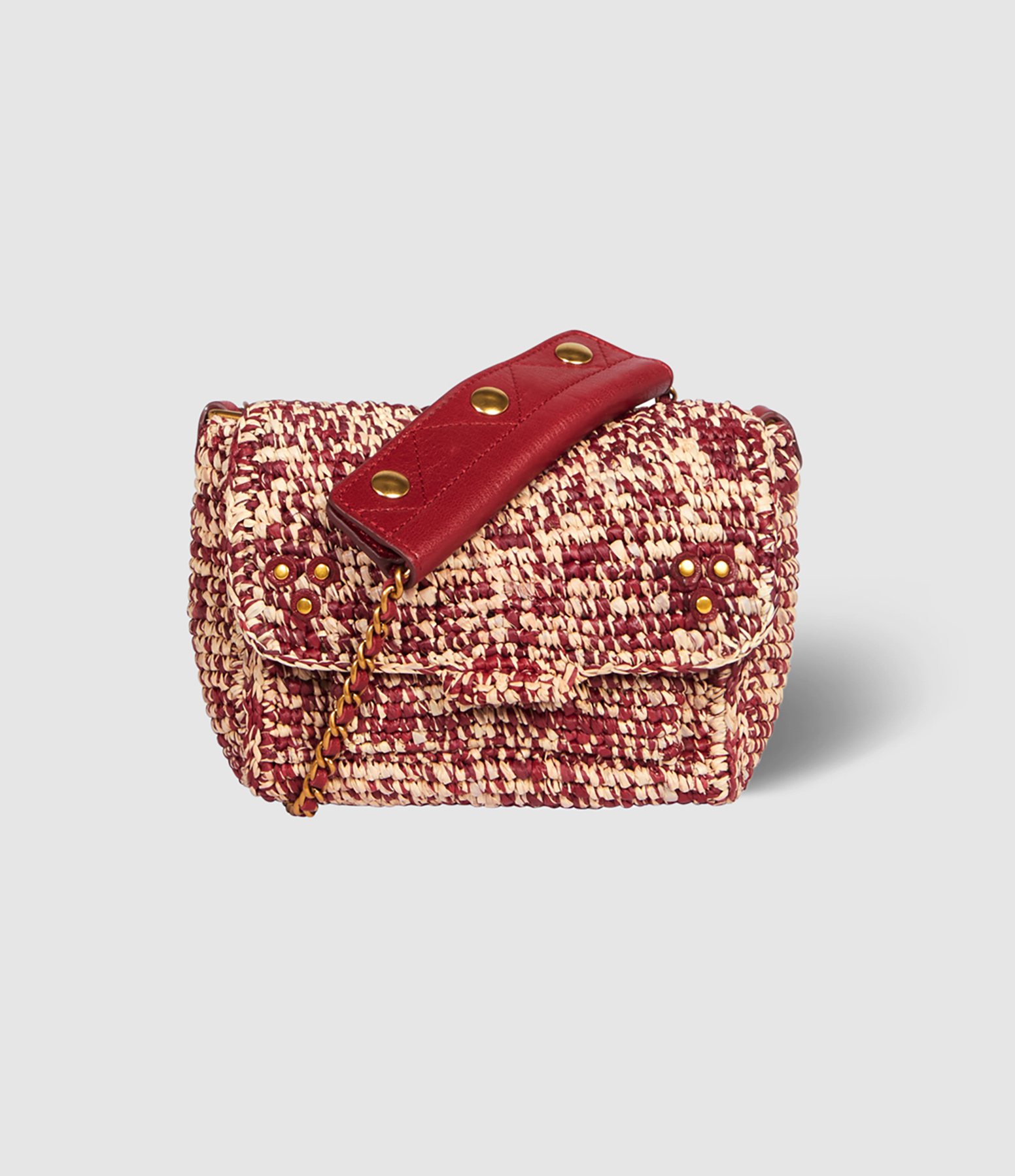 Sac Lulu S Raphia Ruby