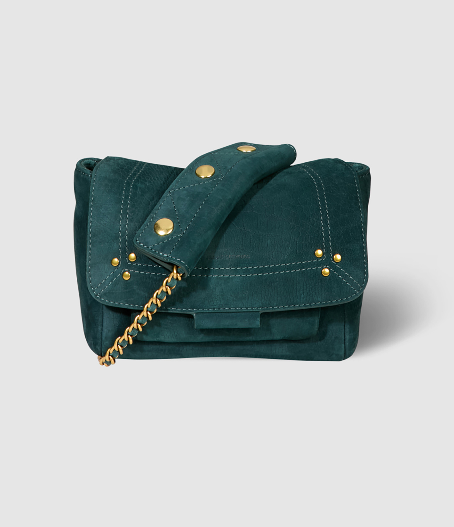 Sac Lulu S Cuir Imprimé Croco Canard