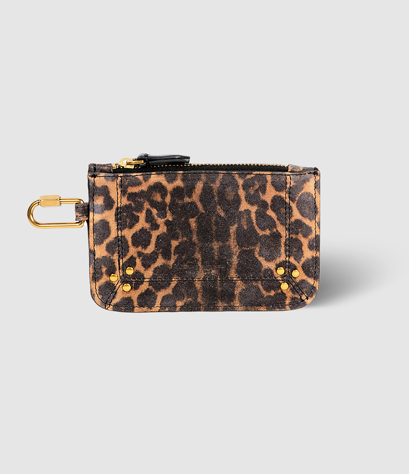 Porte-monnaie Popoche XS Cuir Léo Chamois